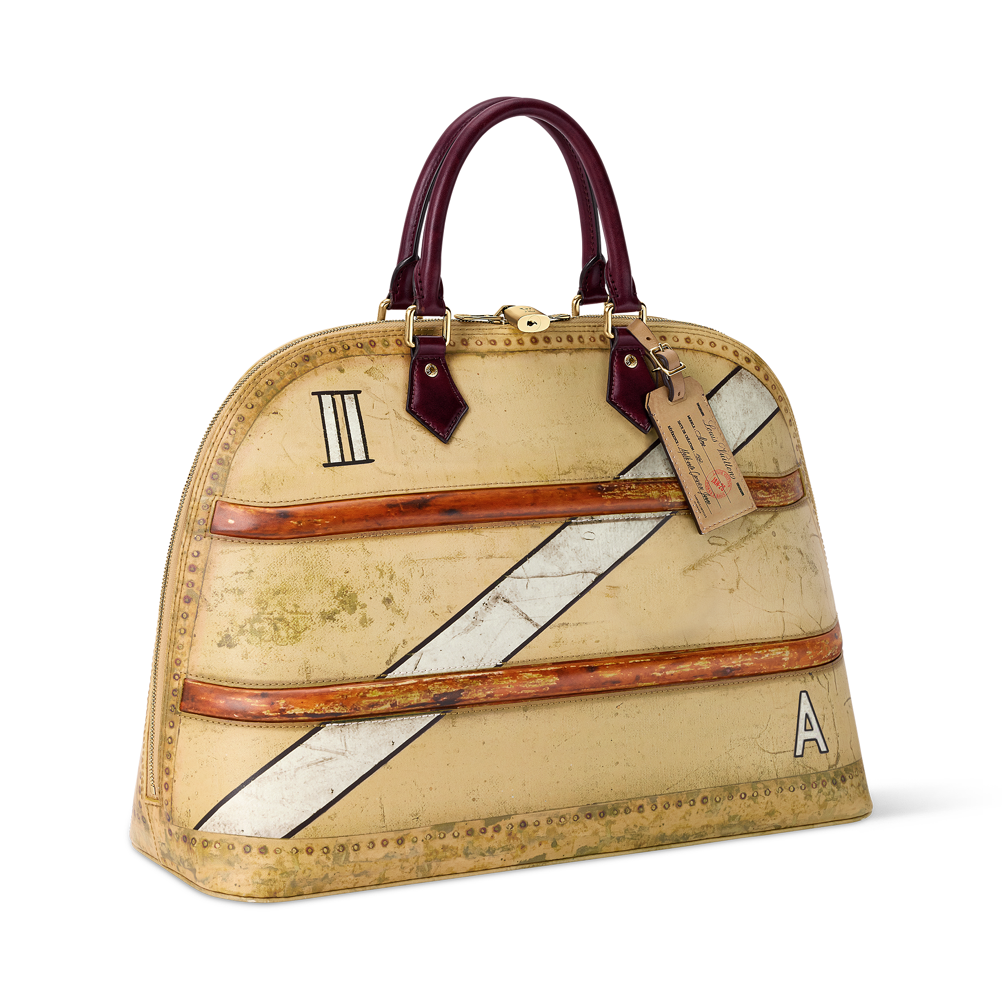 Leather -- ALMA large handbag