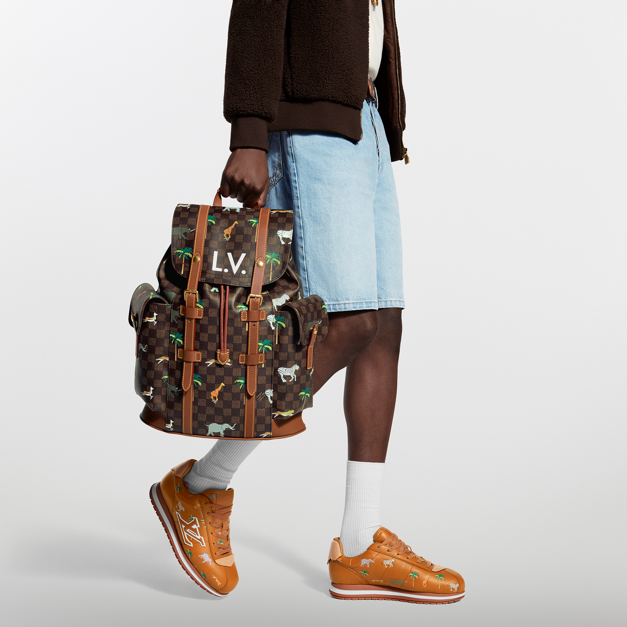 CHRISTOPHER Medium Backpack - LV X THE DARJELING LIMITED Collection - 7