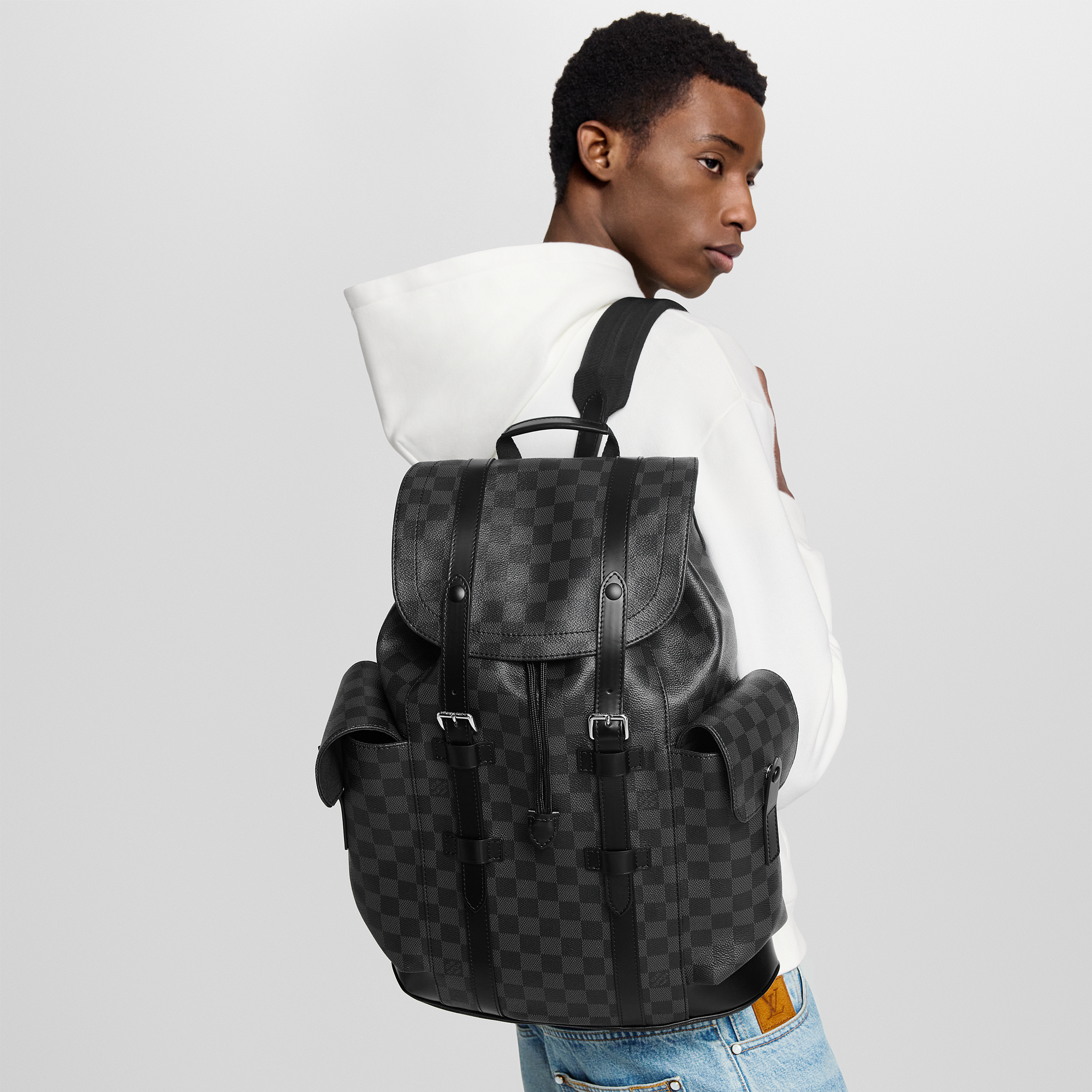 CHRISTOPHER MON MONOGRAM Medium Backpack - 3