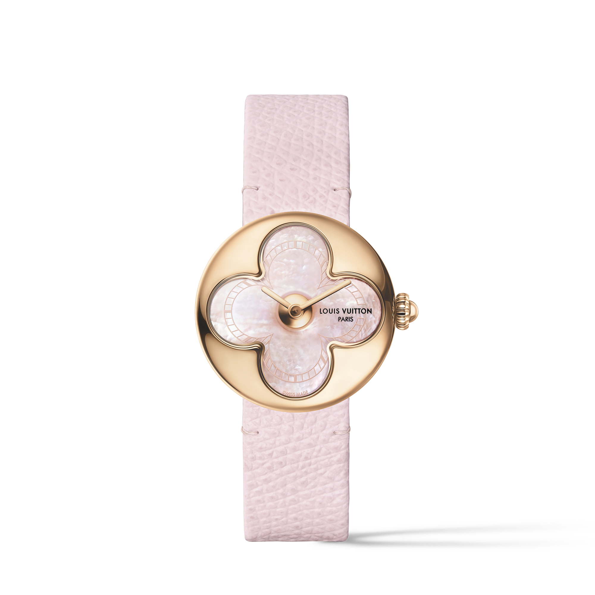 COLOR BLOSSOM 18K gold (rose) shell quartz watch, 26 mm - 1