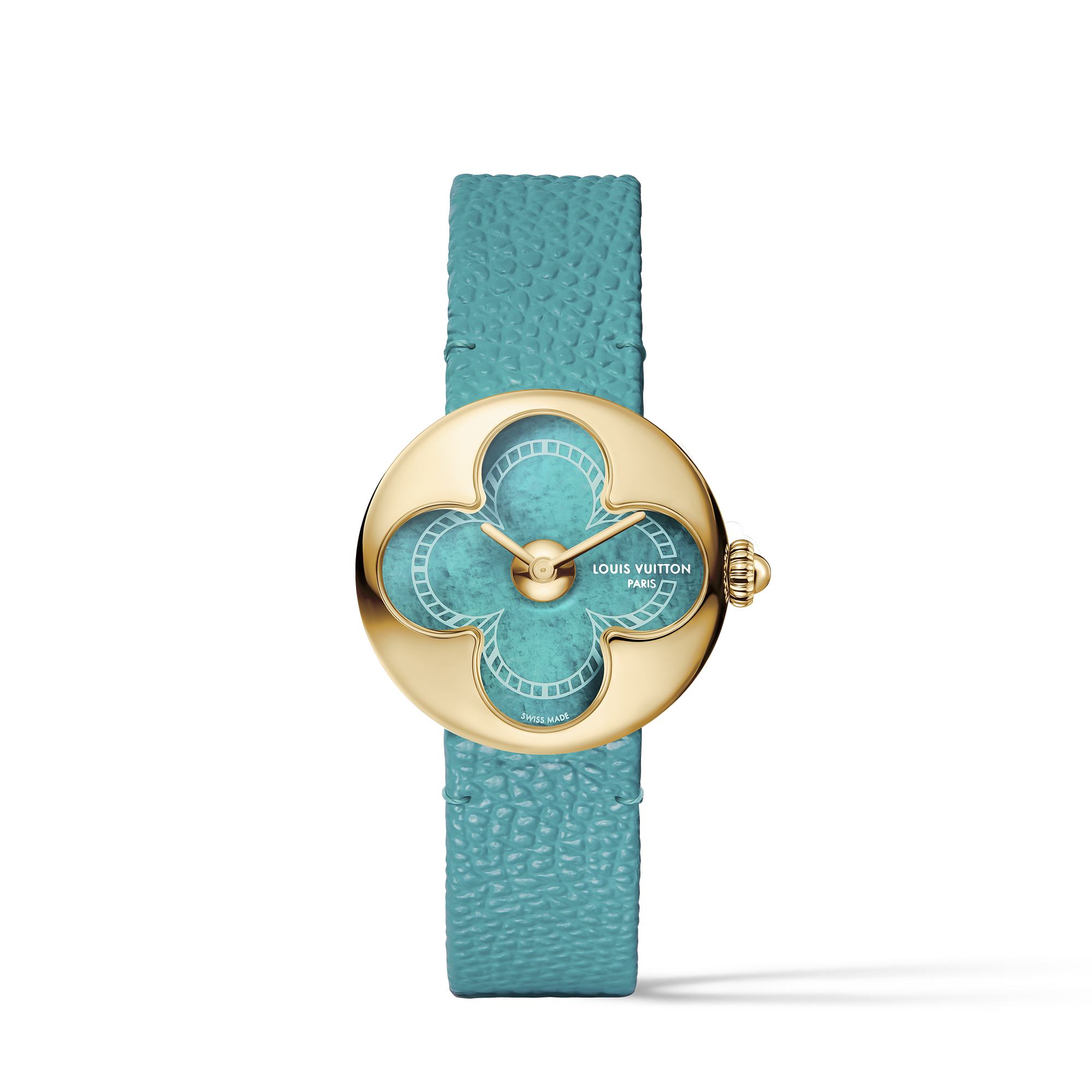 COLOR BLOSSOM 18K Gold (Yellow) Amazonite Quartz Watch, 26 mm - 1