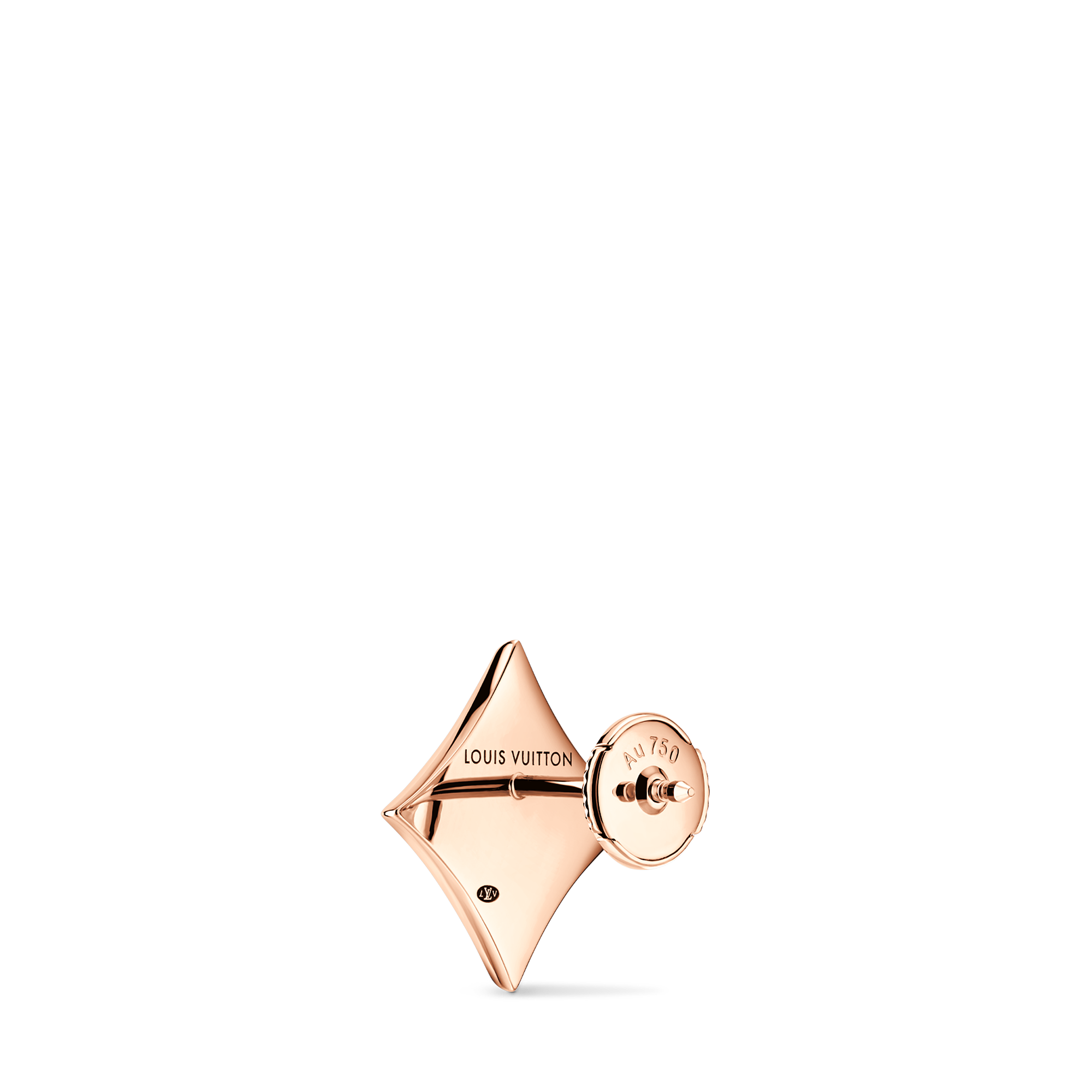 COLOR BLOSSOM BB STAR 18K Gold Shell Stud Earrings - 3