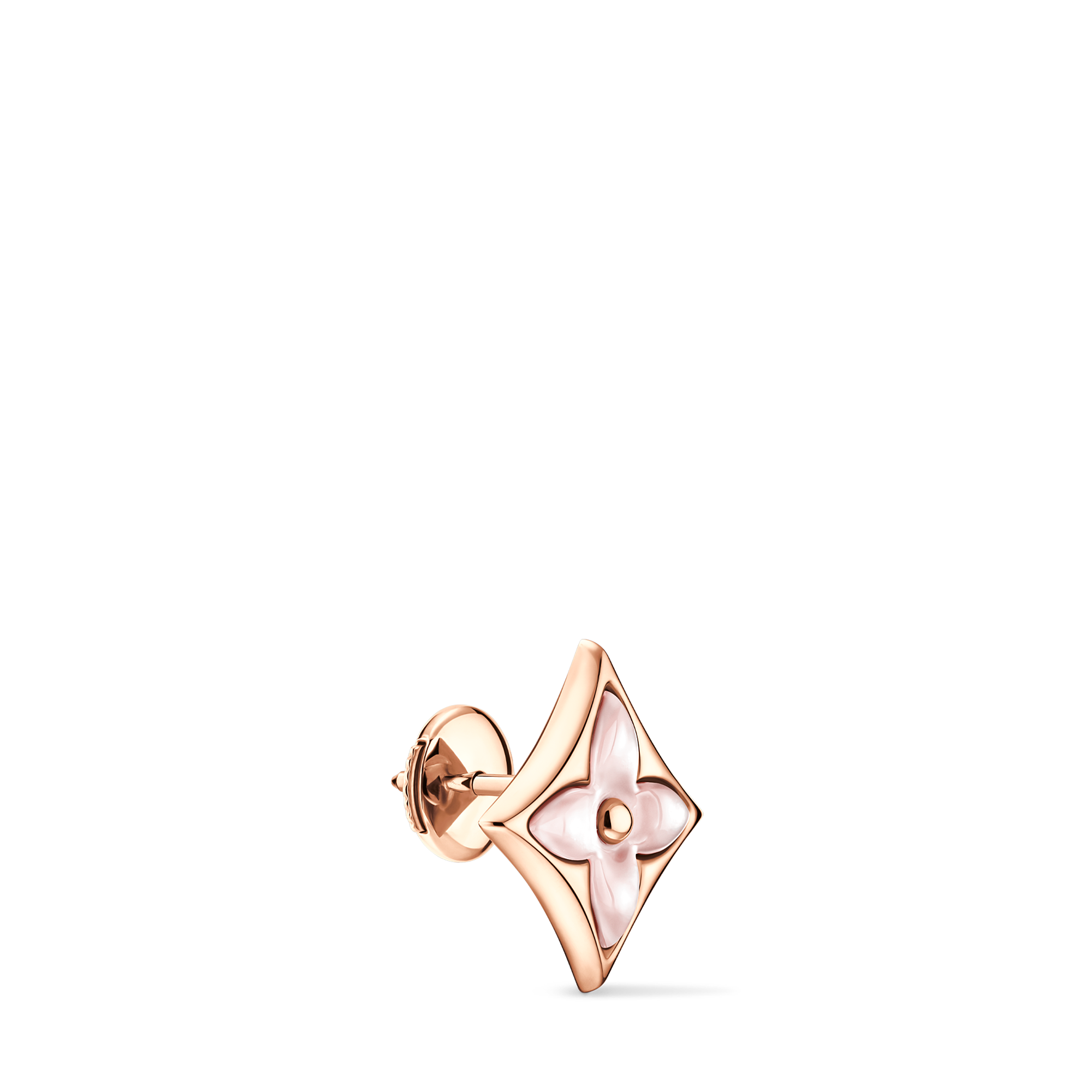 COLOR BLOSSOM BB STAR 18K Gold Shell Stud Earrings - 2