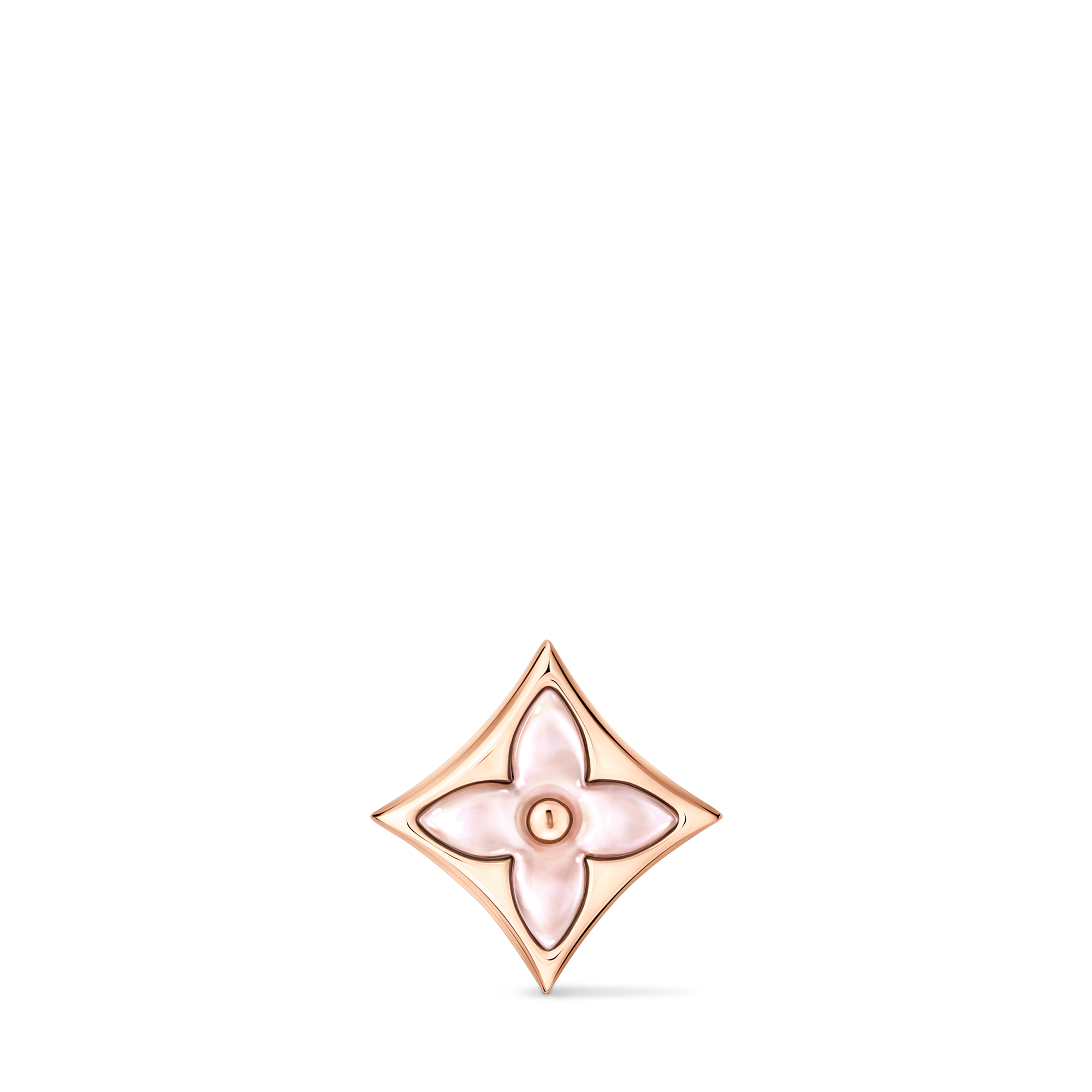 COLOR BLOSSOM BB STAR 18K Gold Shell Stud Earrings - 1