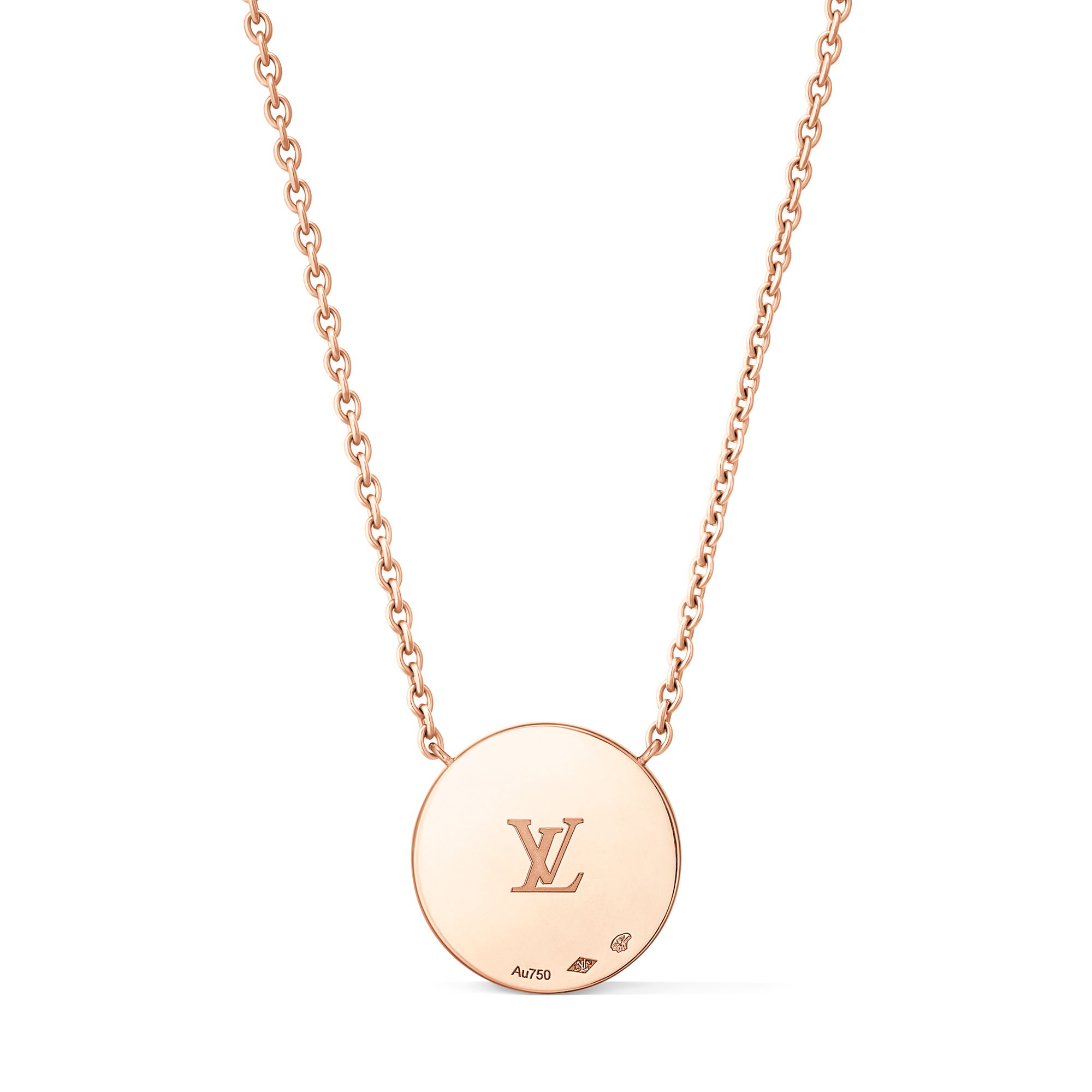 COLOR BLOSSOM M SUN 18K Gold Shell Necklace - 4