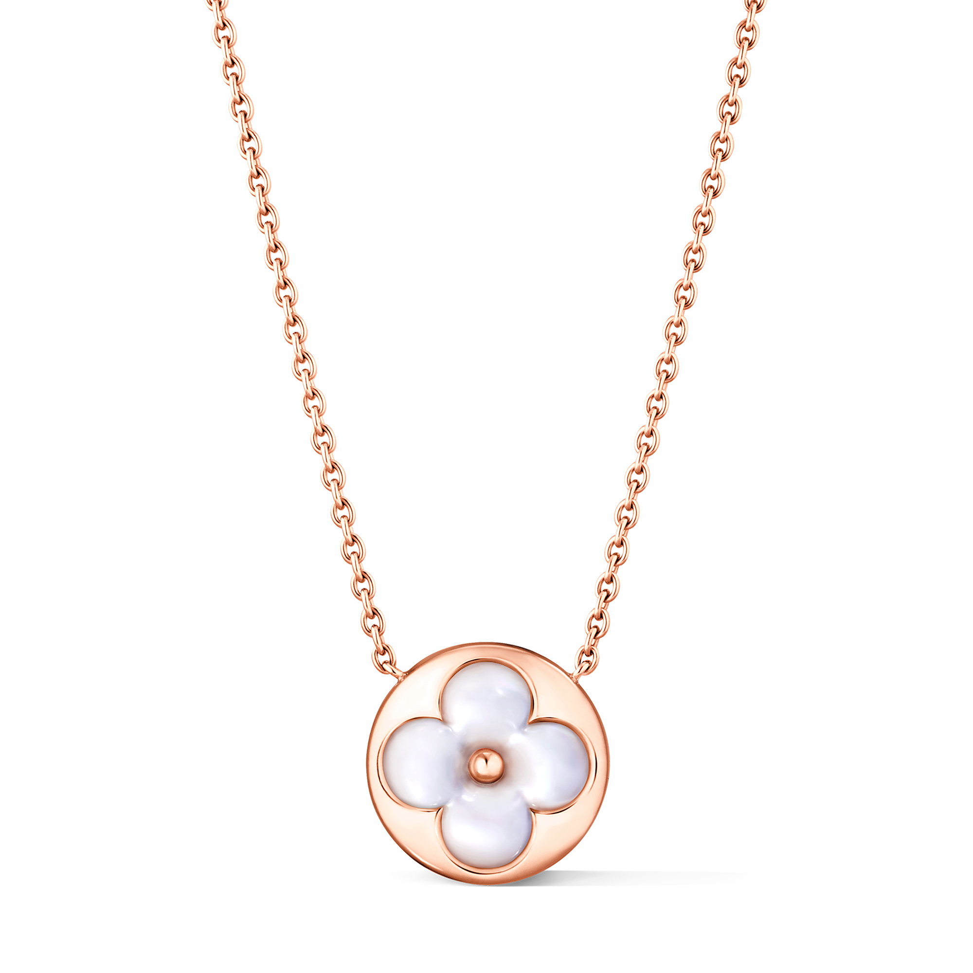 COLOR BLOSSOM SUN 18K Gold Shell Necklace - 1