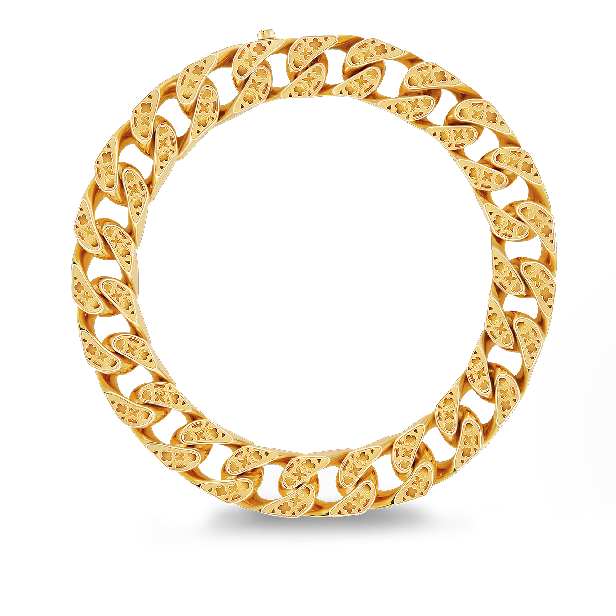 CUBAN CHAIN 18K Gold Diamond Necklace - 5