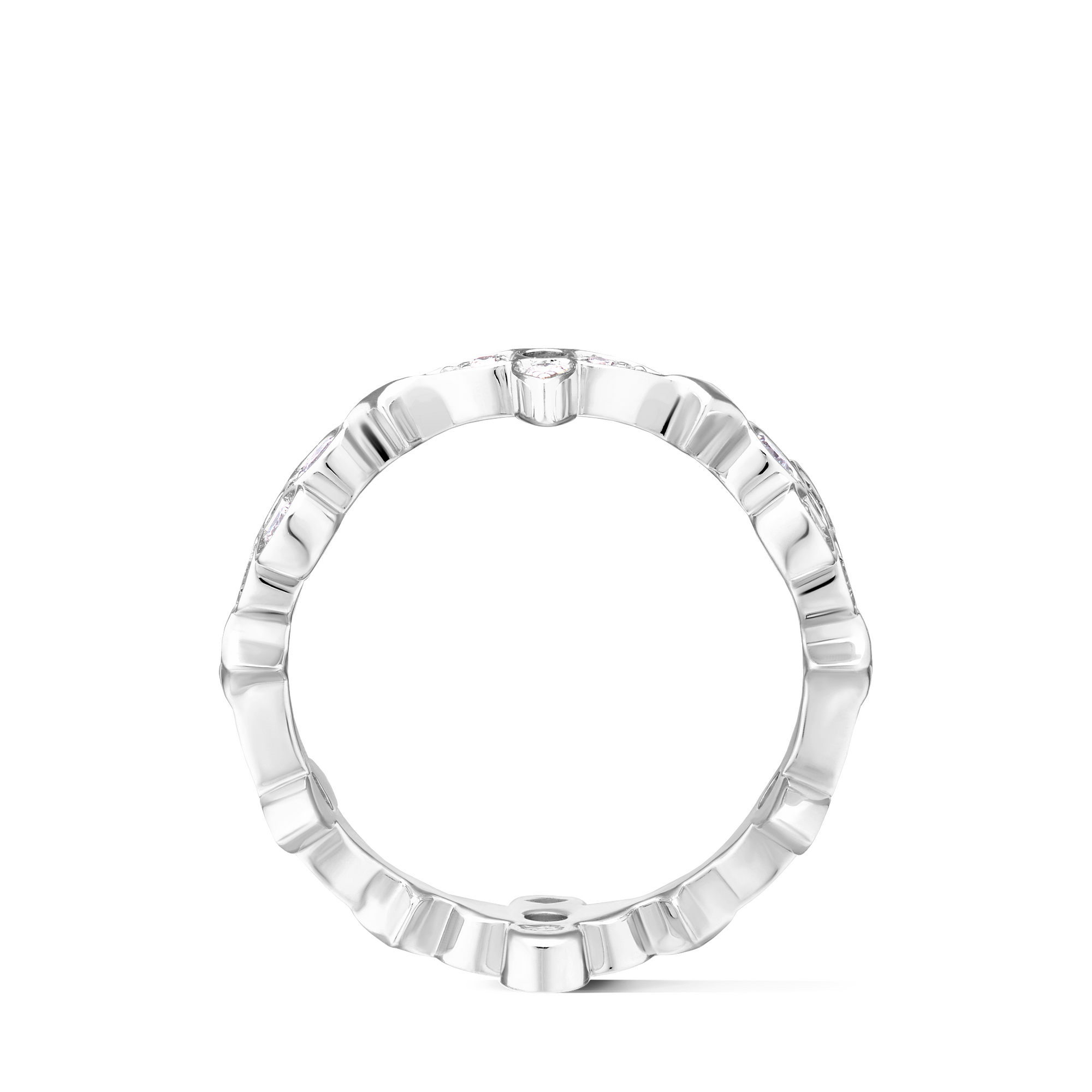 DENTELLE 18K Gold Diamond Ring - 4