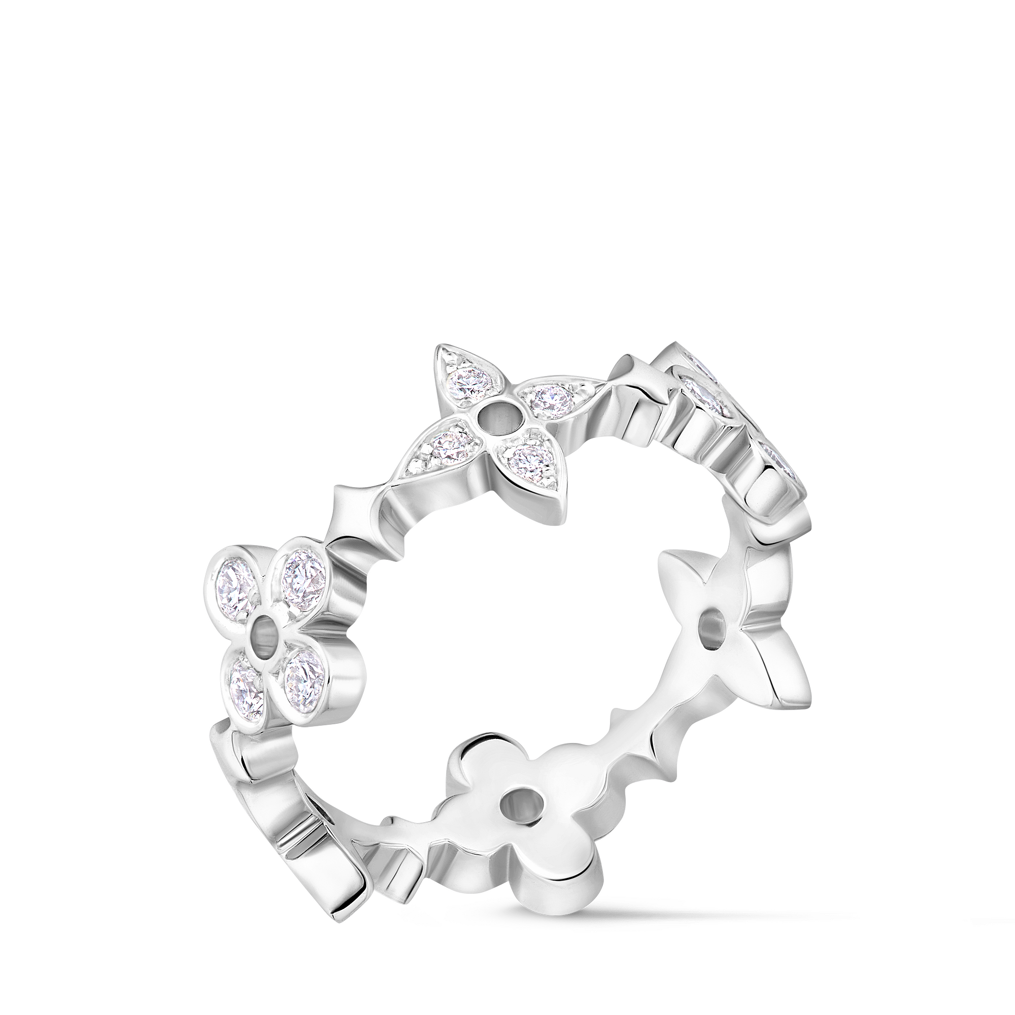 DENTELLE 18K Gold Diamond Ring - 3
