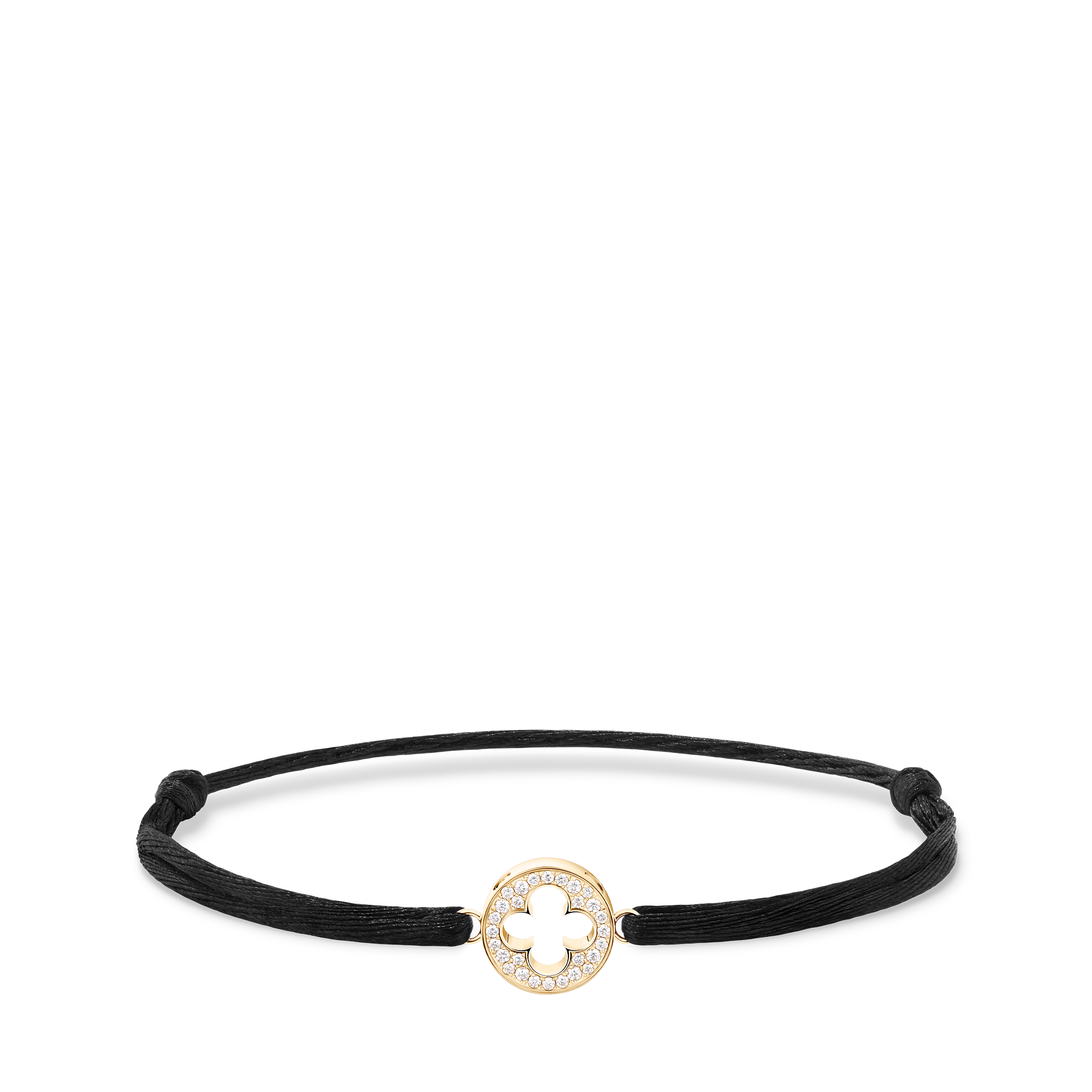 EMPREINTE 18K gold (yellow) diamond cord bracelet - 1
