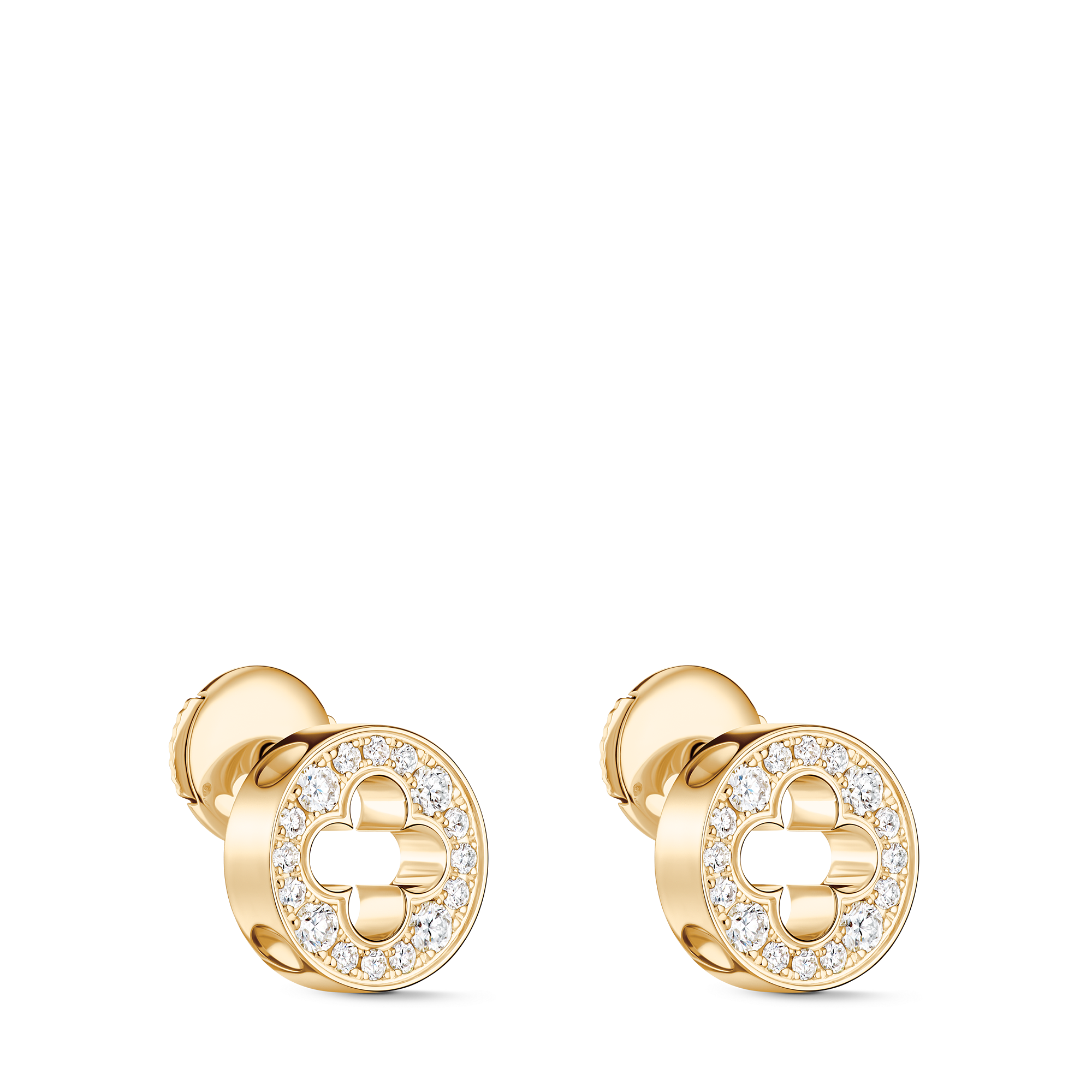 EMPREINTE 18K Gold (Yellow) Diamond Stud Earrings - 3
