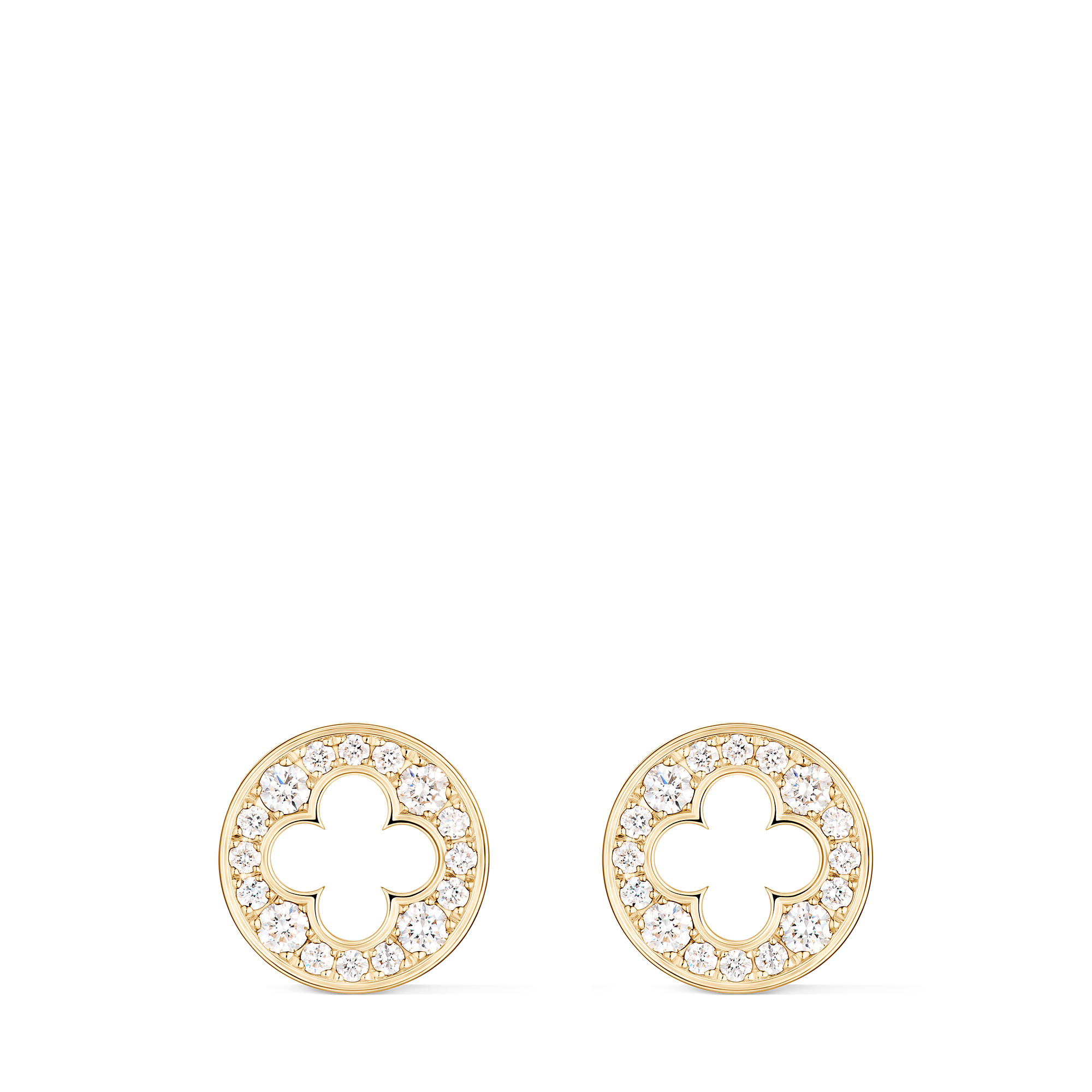 EMPREINTE 18K Gold (Yellow) Diamond Stud Earrings - 1