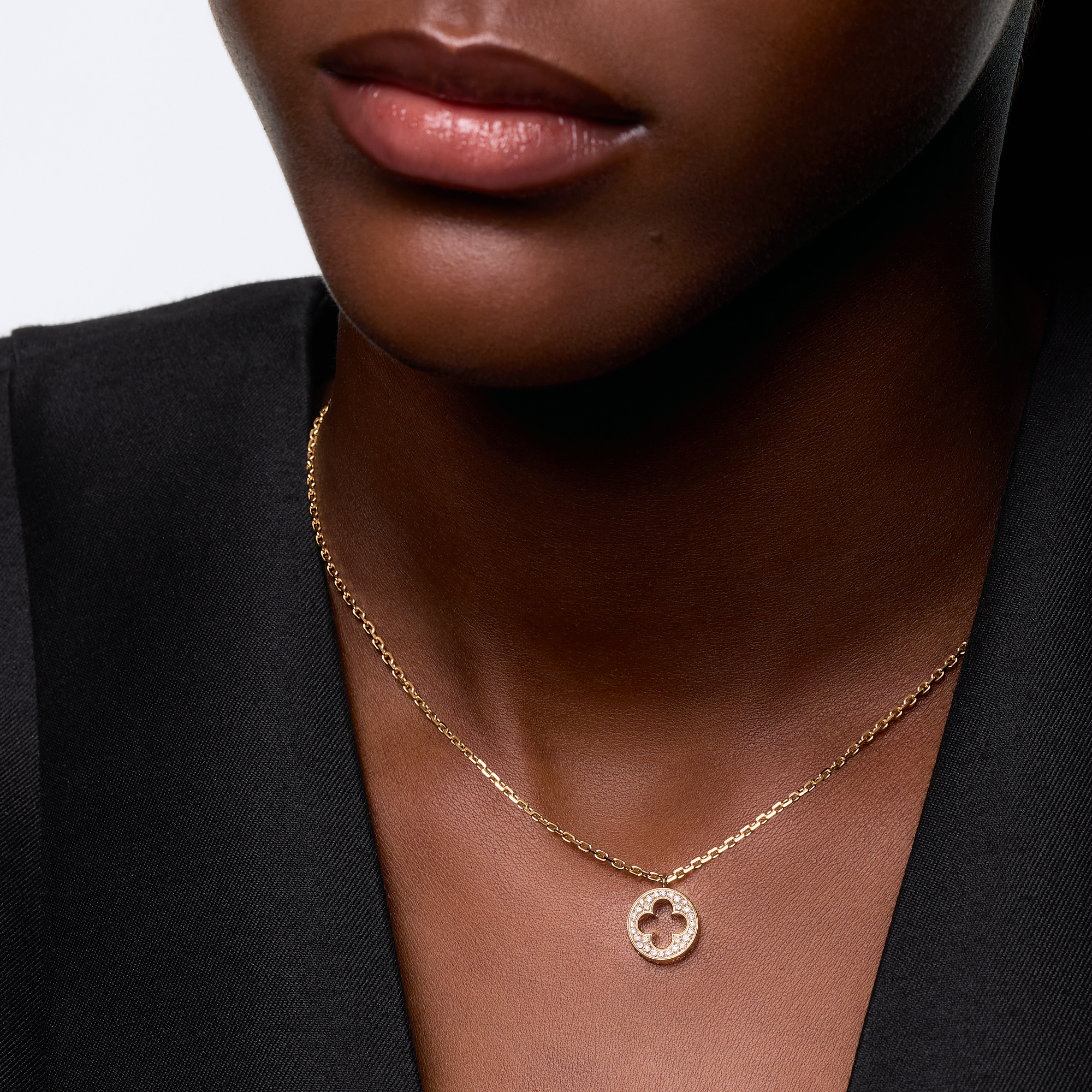 EMPREINTE 18K GOLD (YELLOW) DIAMOND NECKLACE - 5