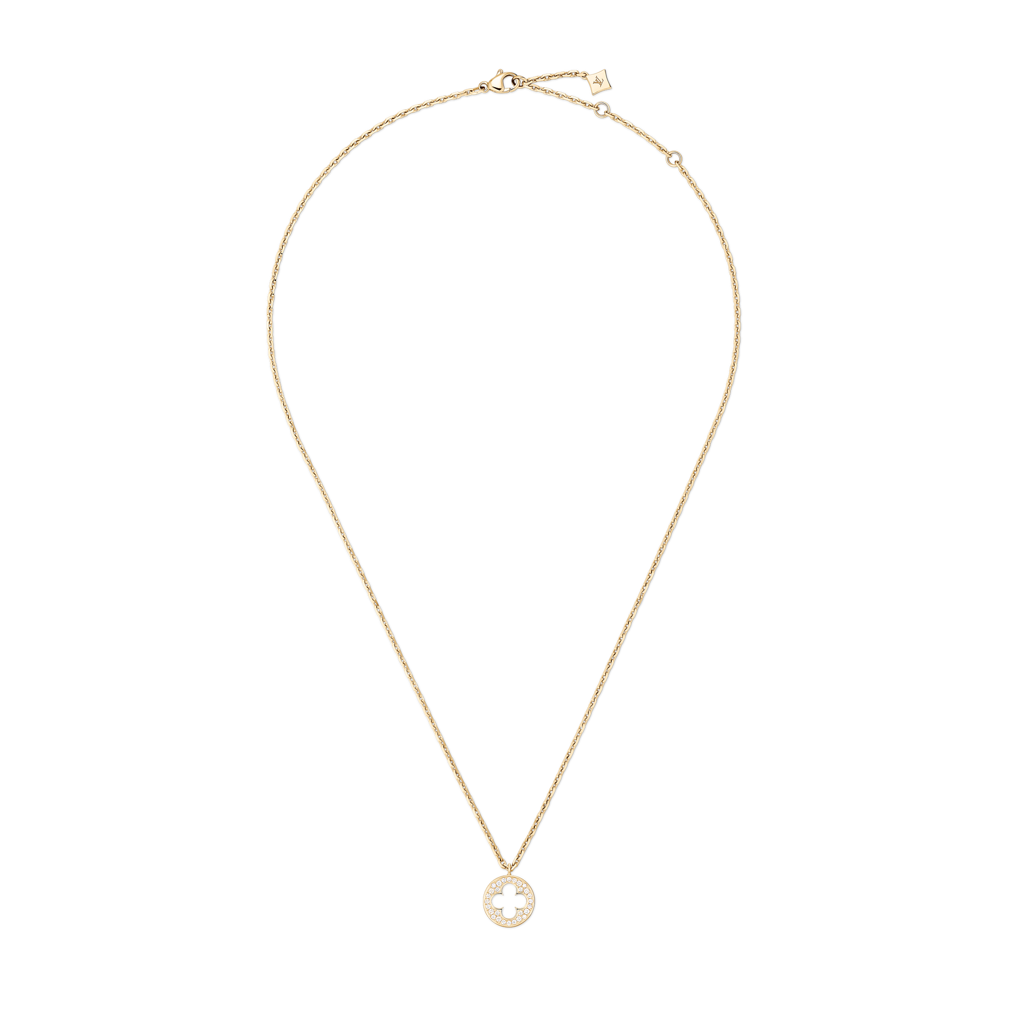 EMPREINTE 18K GOLD (YELLOW) DIAMOND NECKLACE - 4