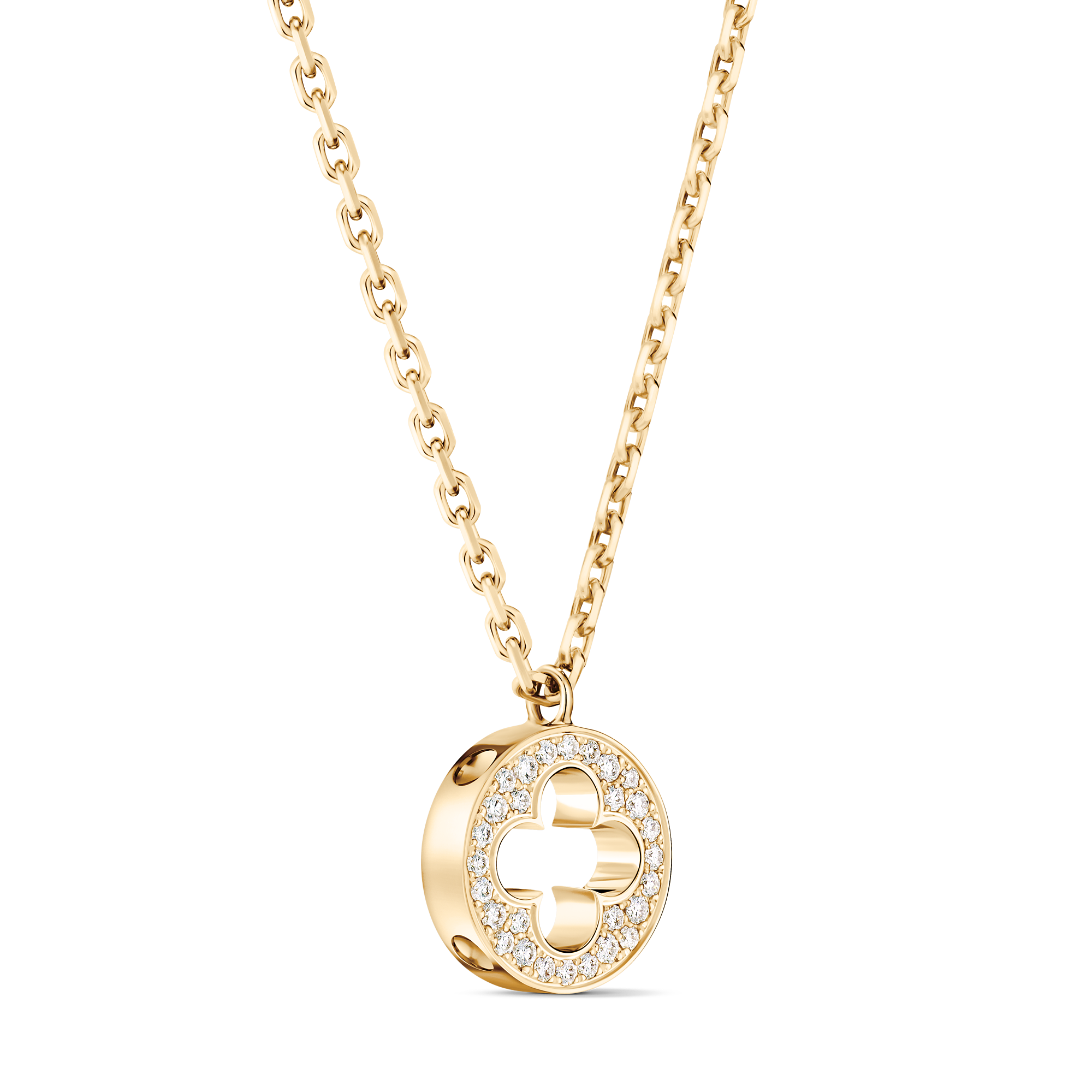 EMPREINTE 18K GOLD (YELLOW) DIAMOND NECKLACE - 3