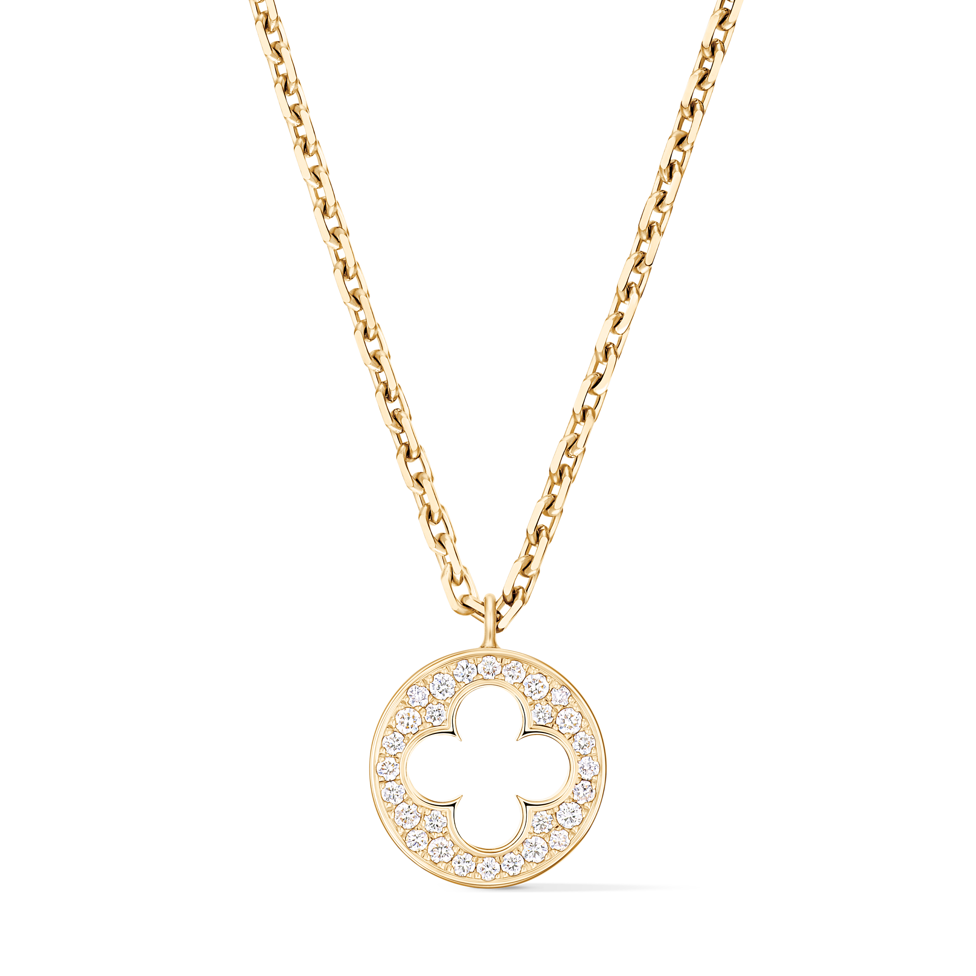 EMPREINTE 18K GOLD (YELLOW) DIAMOND NECKLACE - 1
