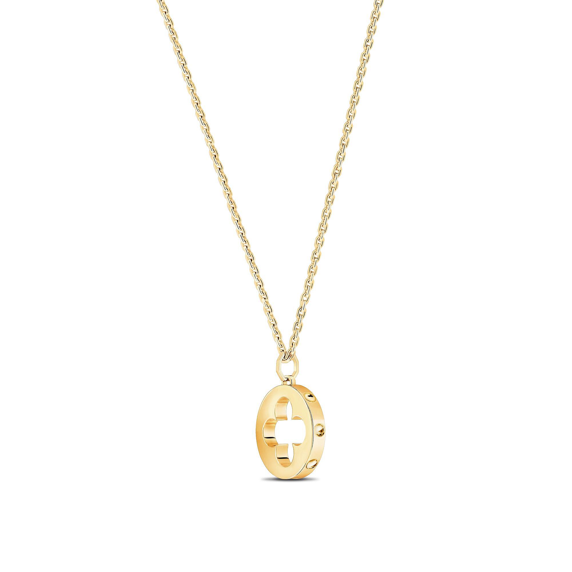 EMPREINTE MEDALLION 18K gold necklace - 4