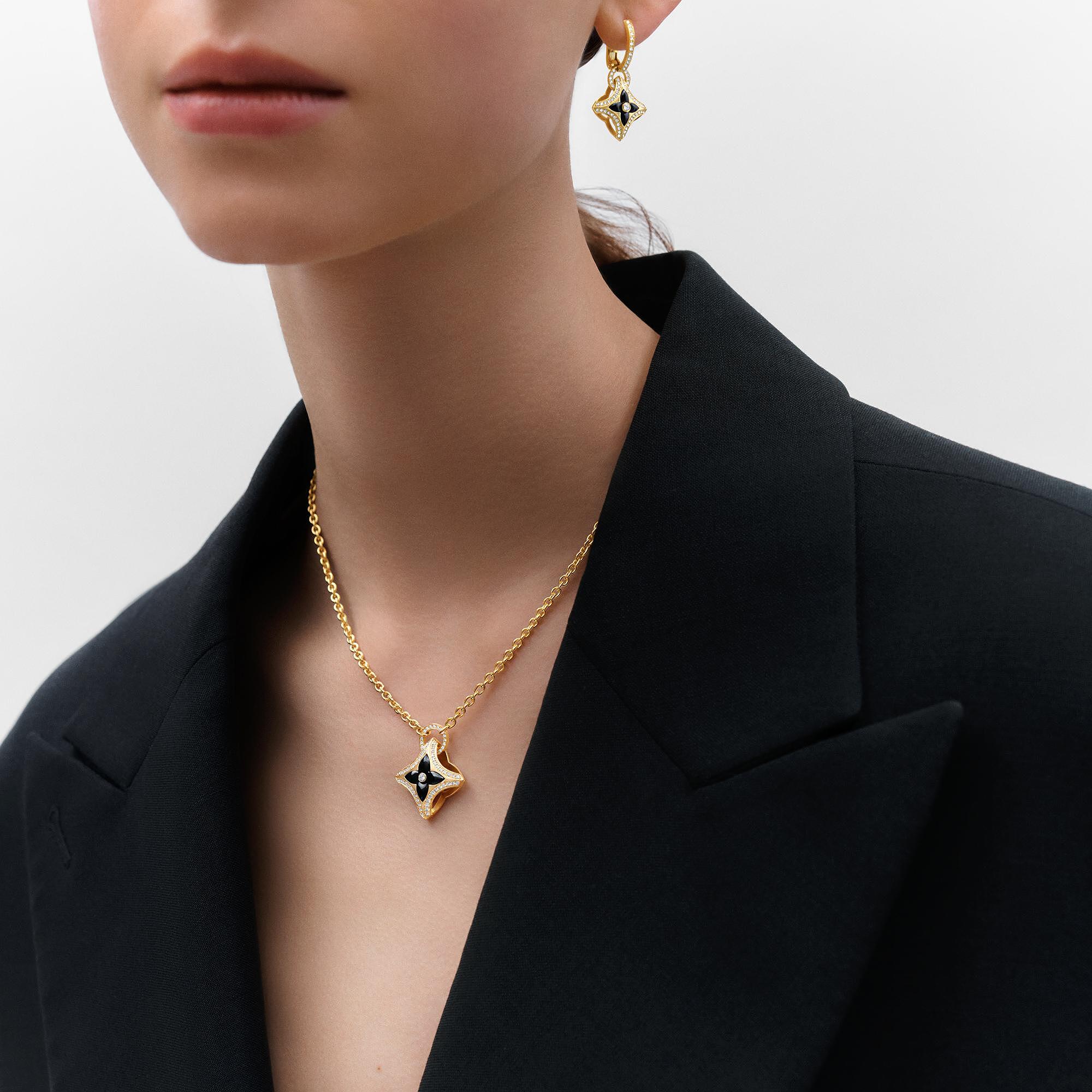 EVER BLOSSOM 18K Gold Agate Diamond Necklace - 2