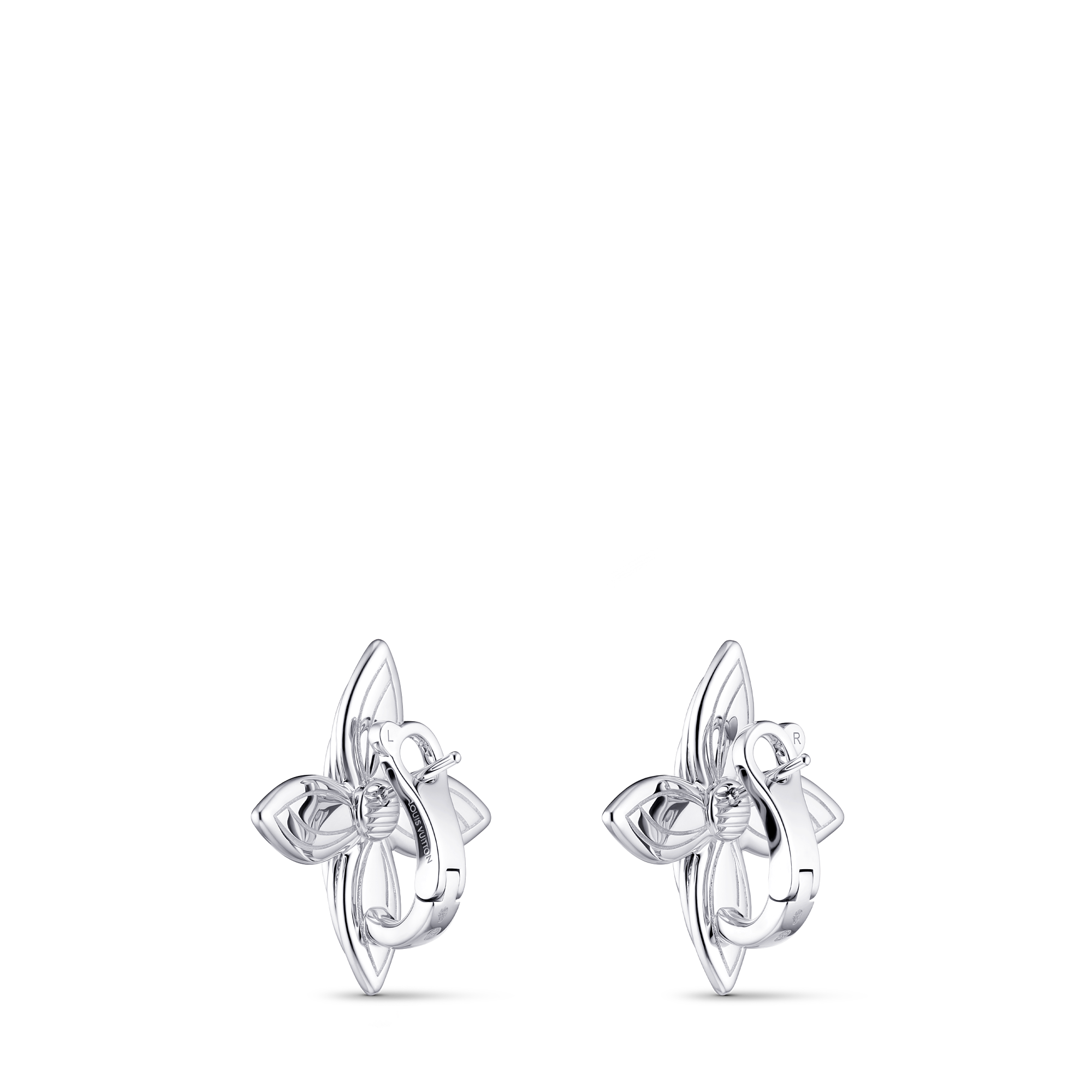 IDYLLE 18K gold diamond earrings - 4