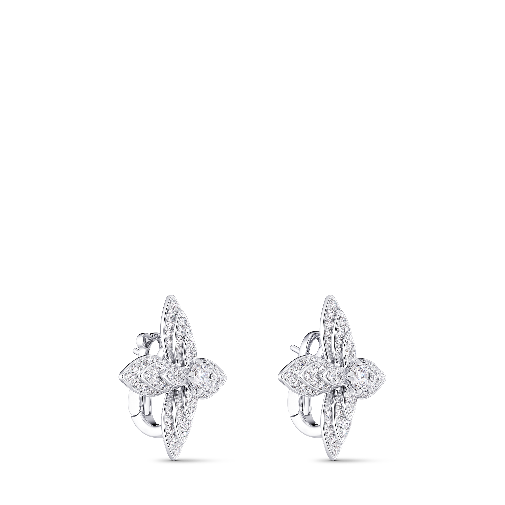 IDYLLE 18K gold diamond earrings - 3