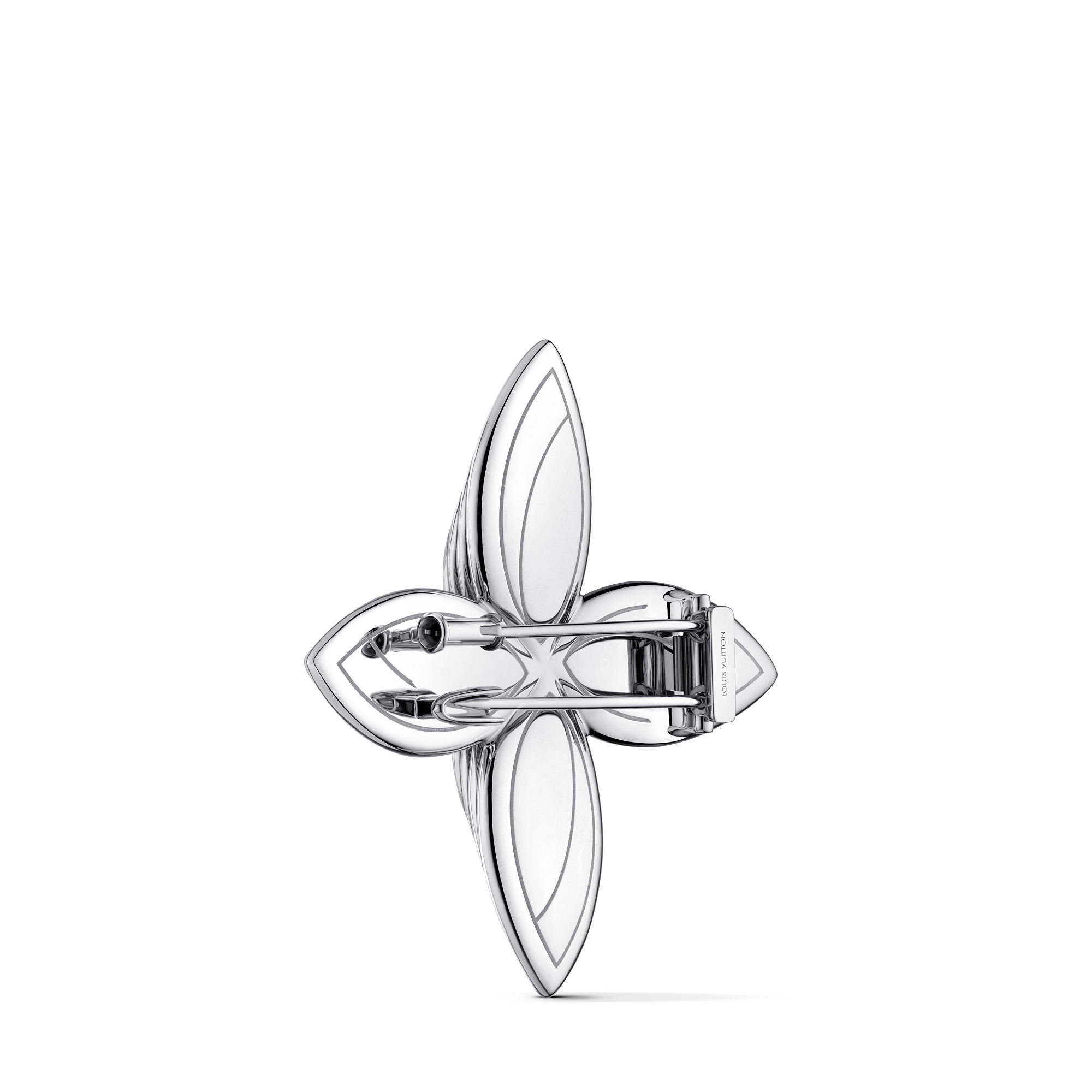 IDYLLE 18K gold diamond brooch - 4