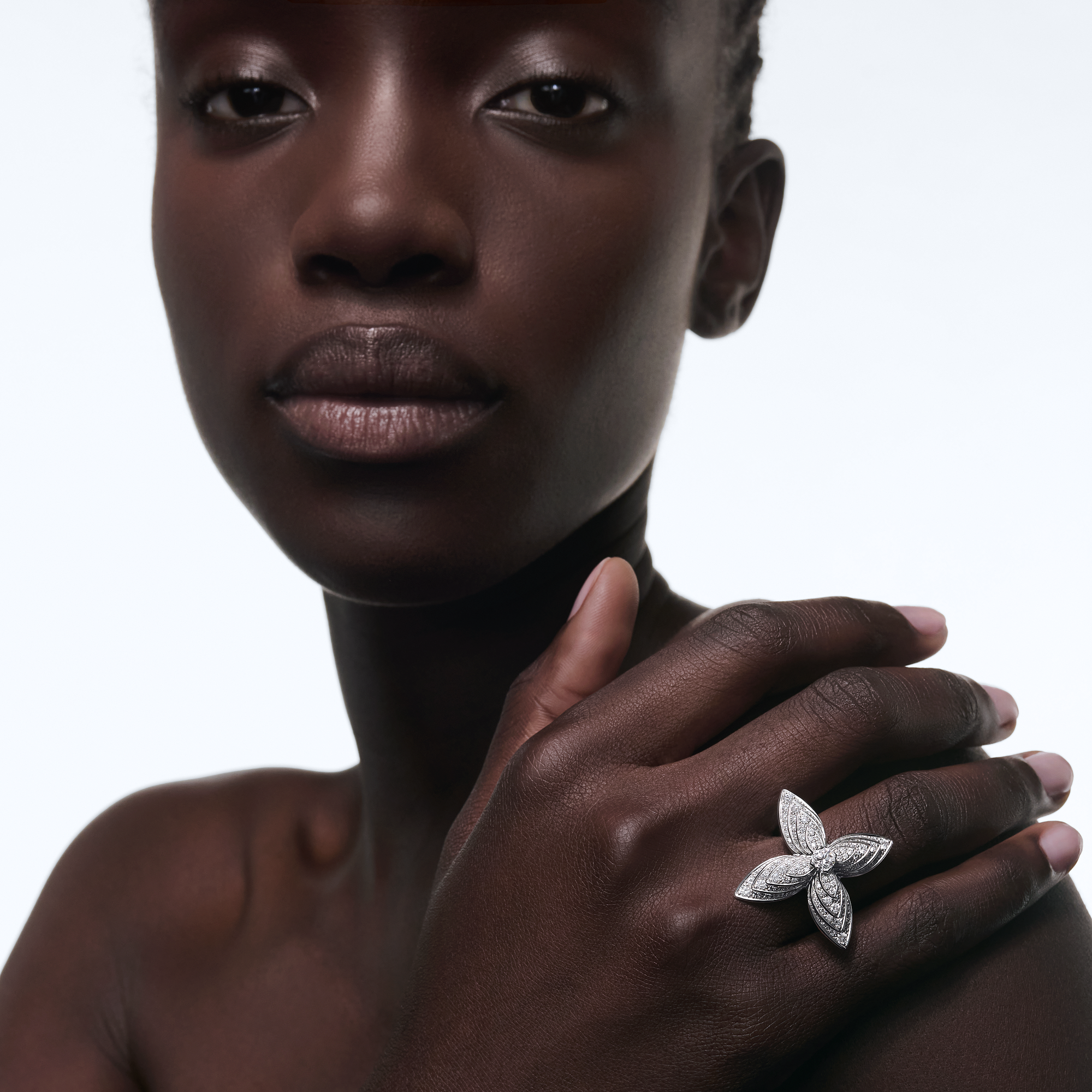 IDYLLE 18K gold (white) diamond ring - 5