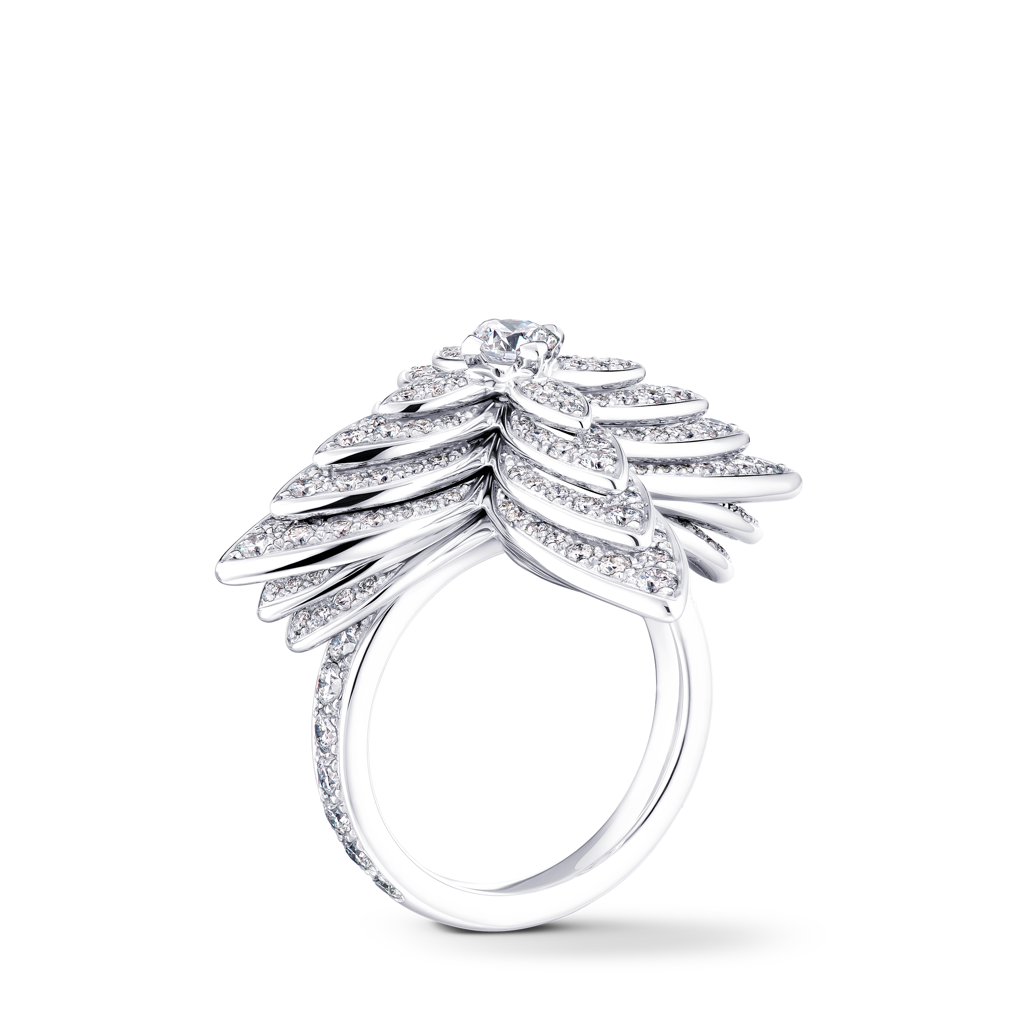 IDYLLE 18K gold (white) diamond ring - 3