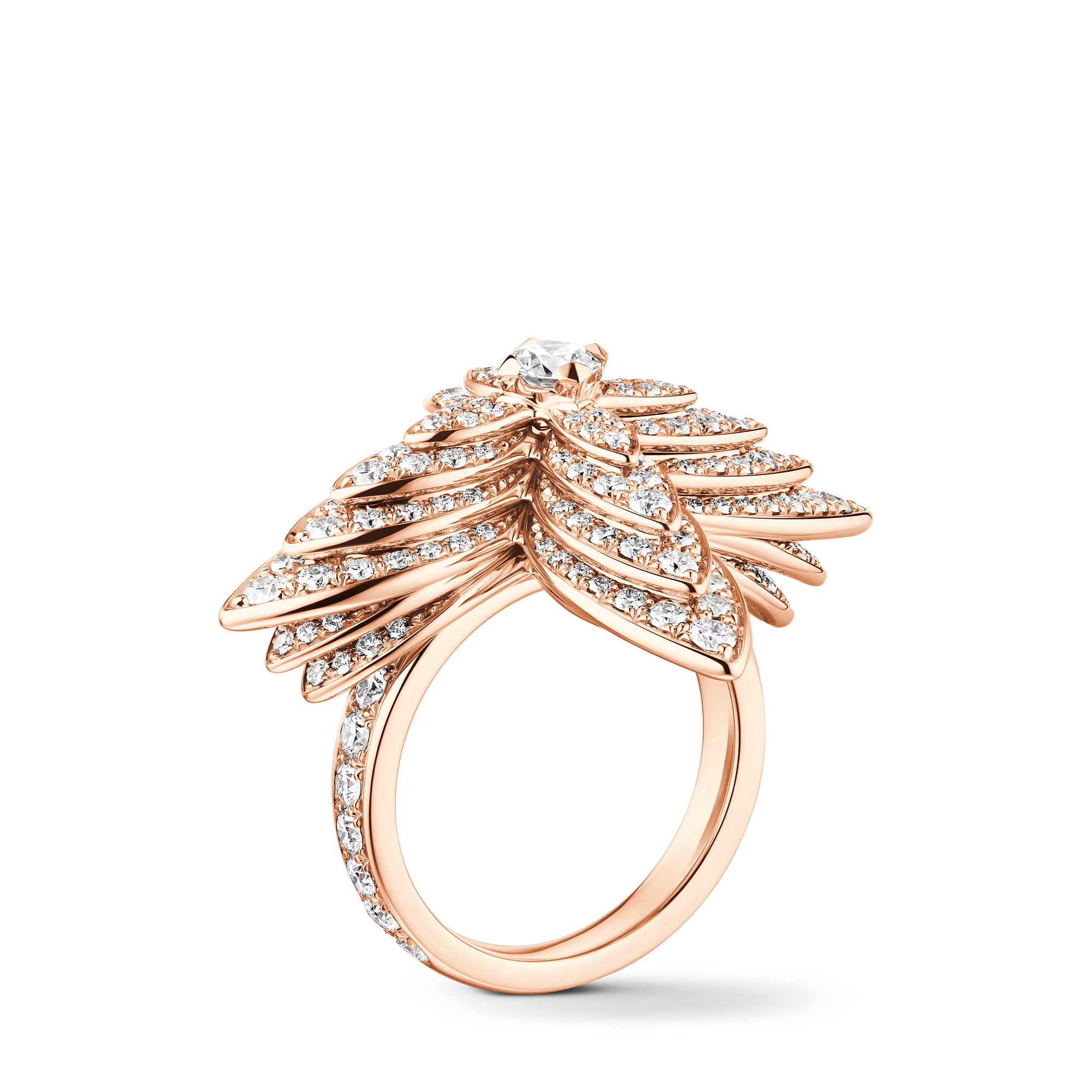 IDYLLE BLOSSOM 18K Gold Diamond Ring - 3