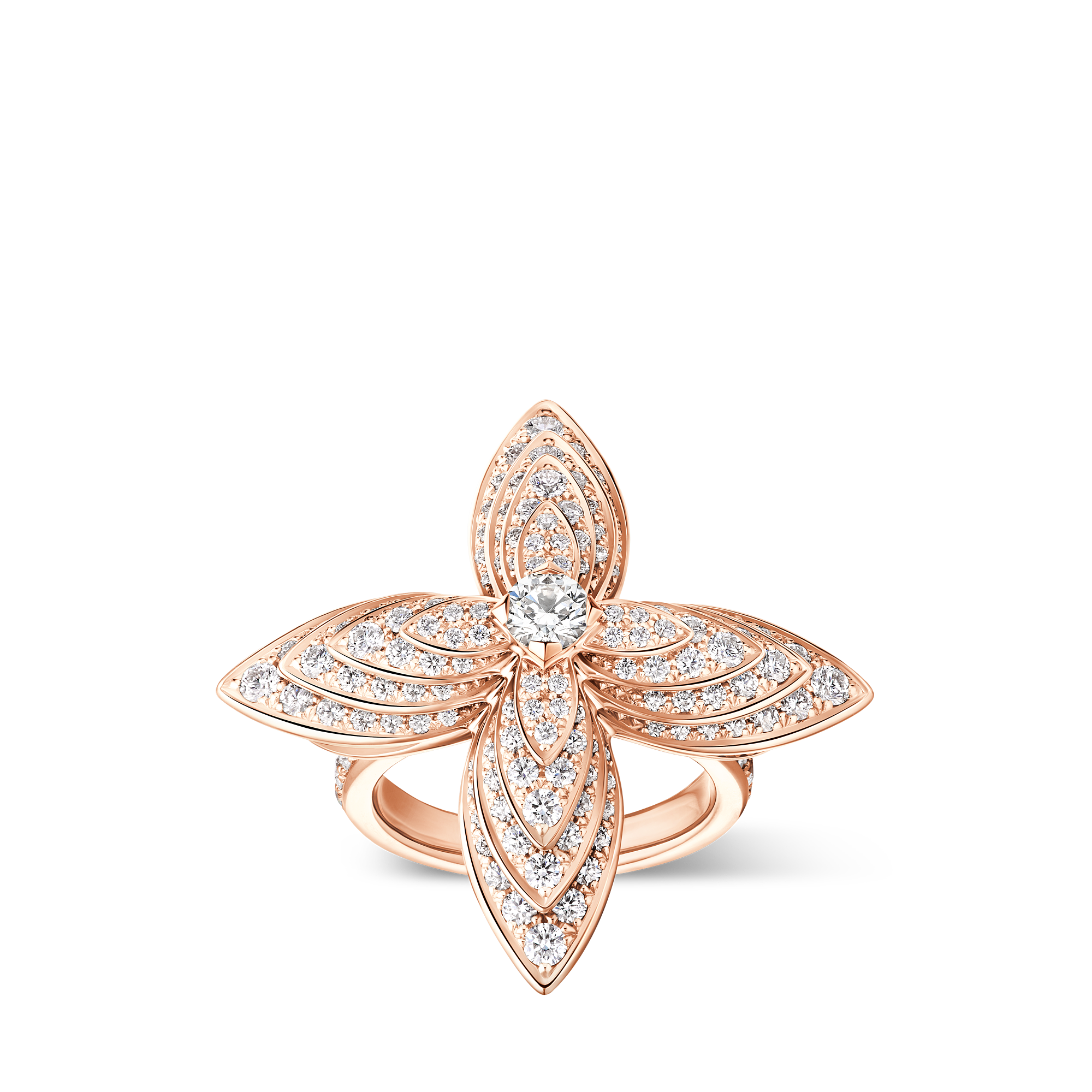 IDYLLE BLOSSOM 18K Gold Diamond Ring - 1