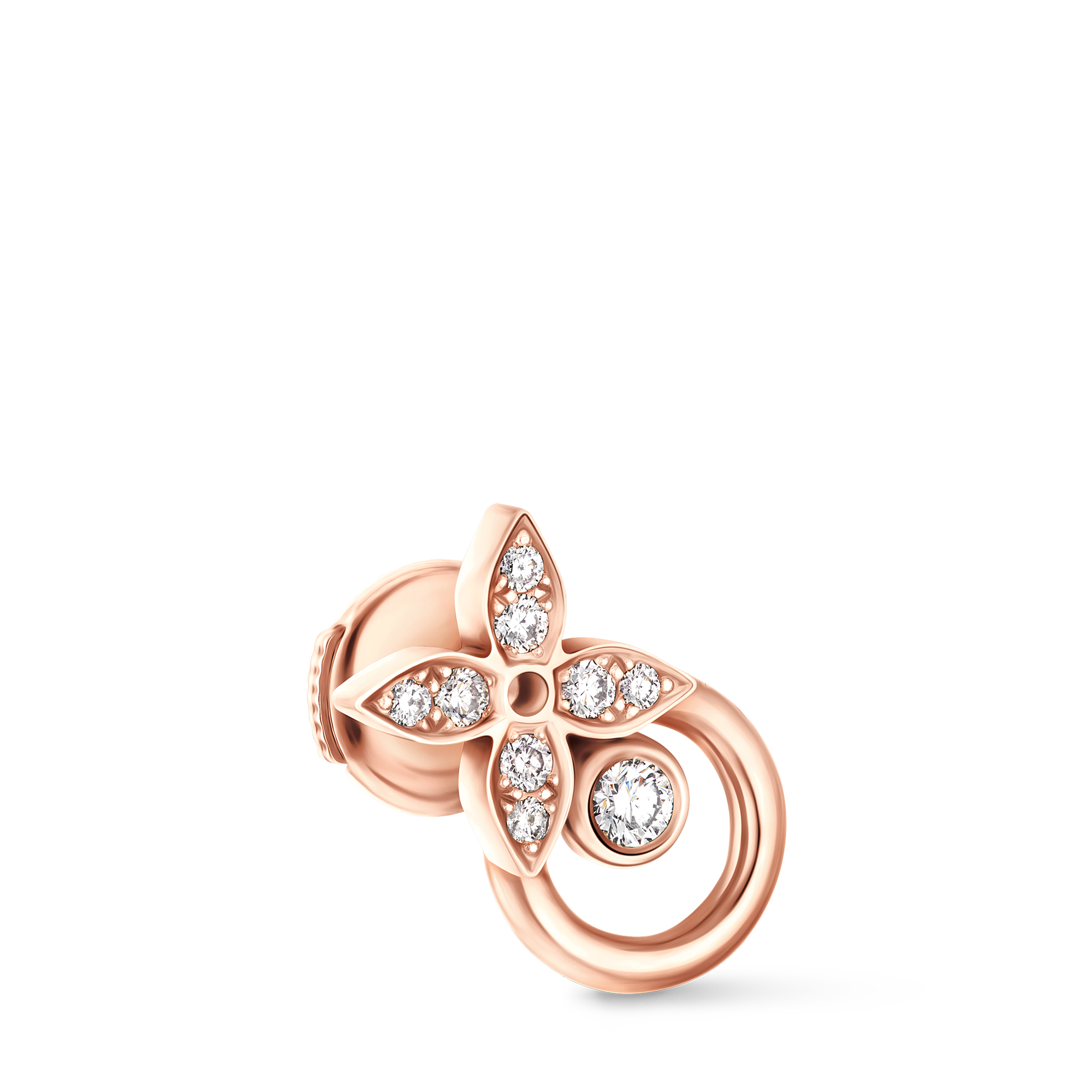 IDYLLE BLOSSOM 18K Gold Diamond Earrings - 3