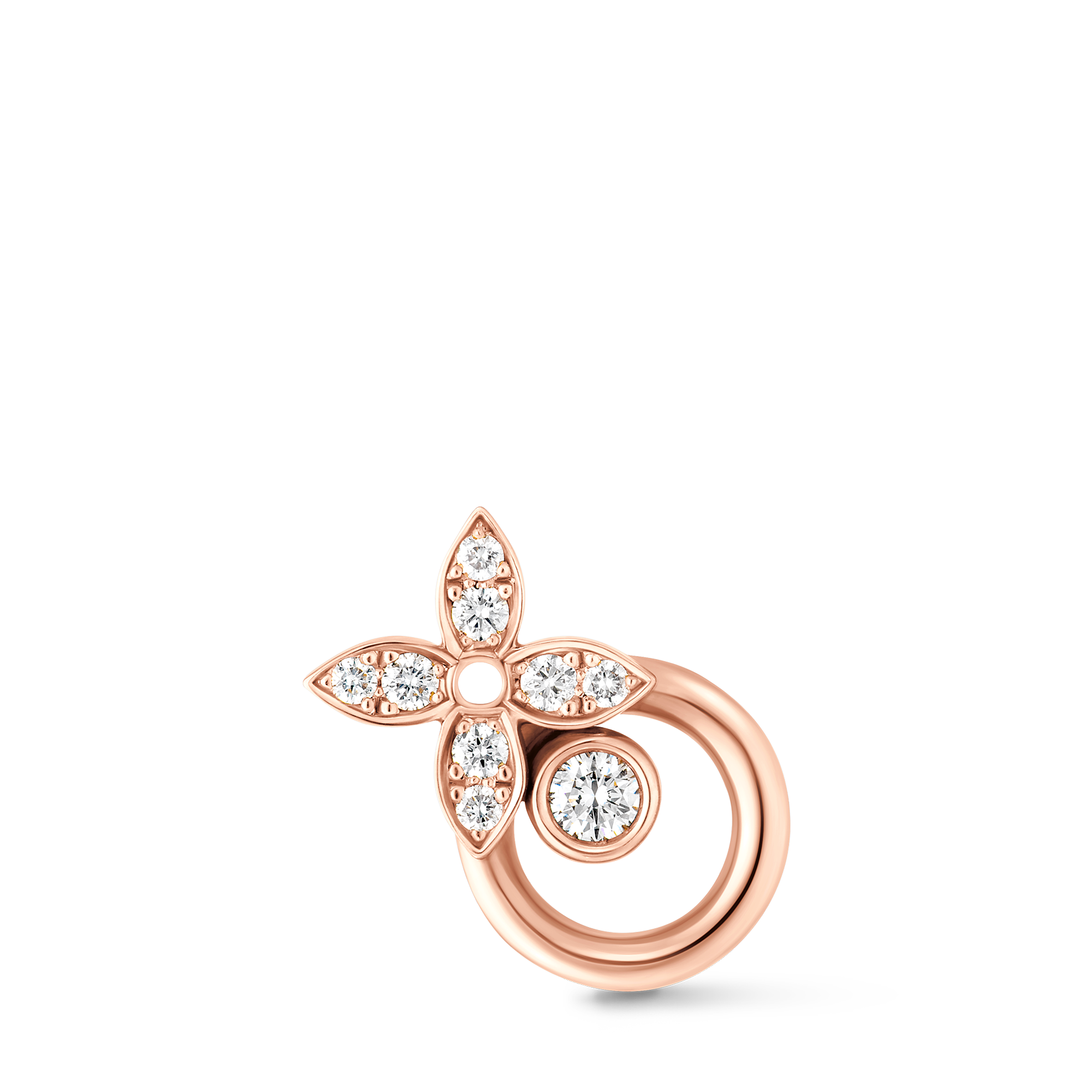 IDYLLE BLOSSOM 18K Gold Diamond Earrings - 1