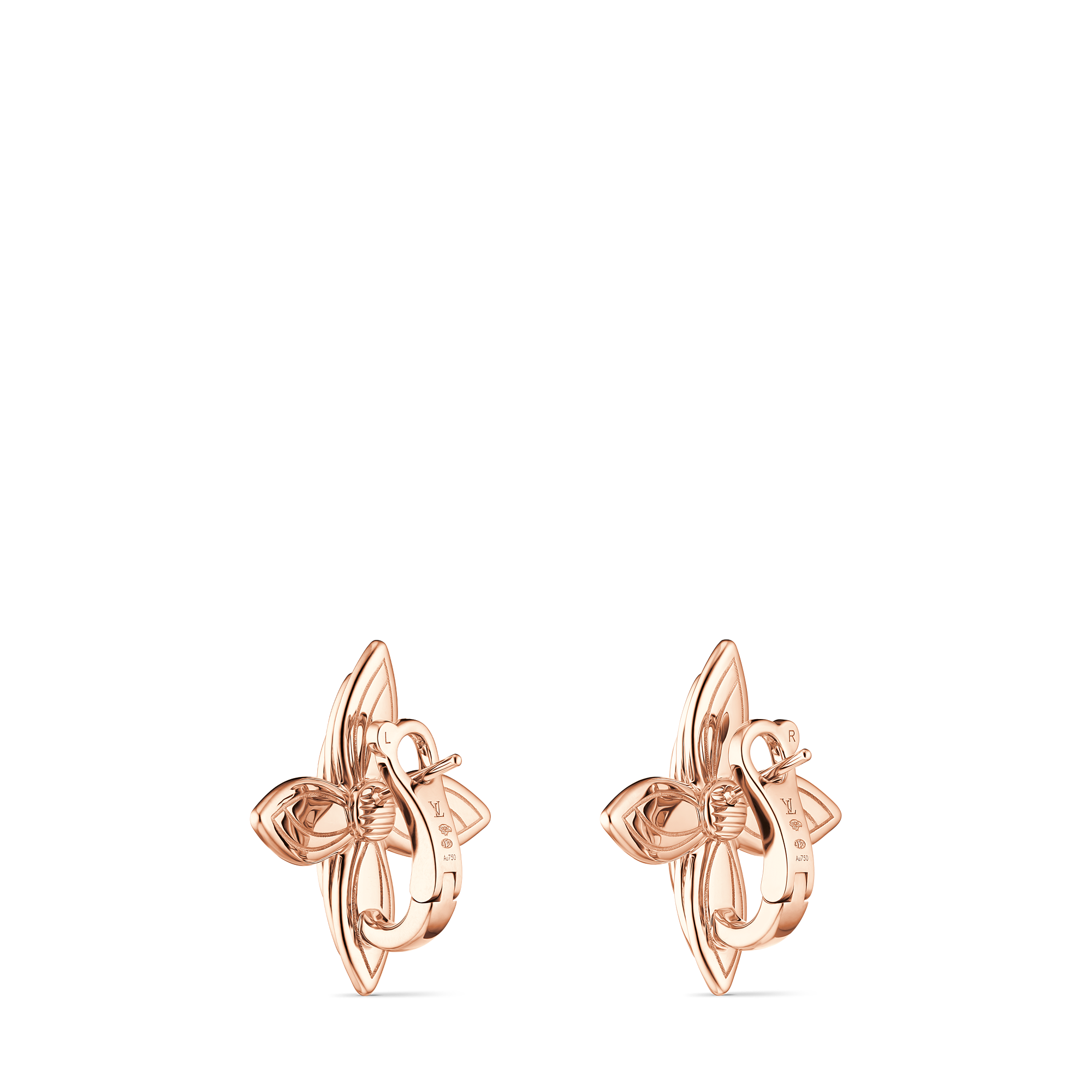 IDYLLE BLOSSOM 18K Gold Diamond Earrings - 4