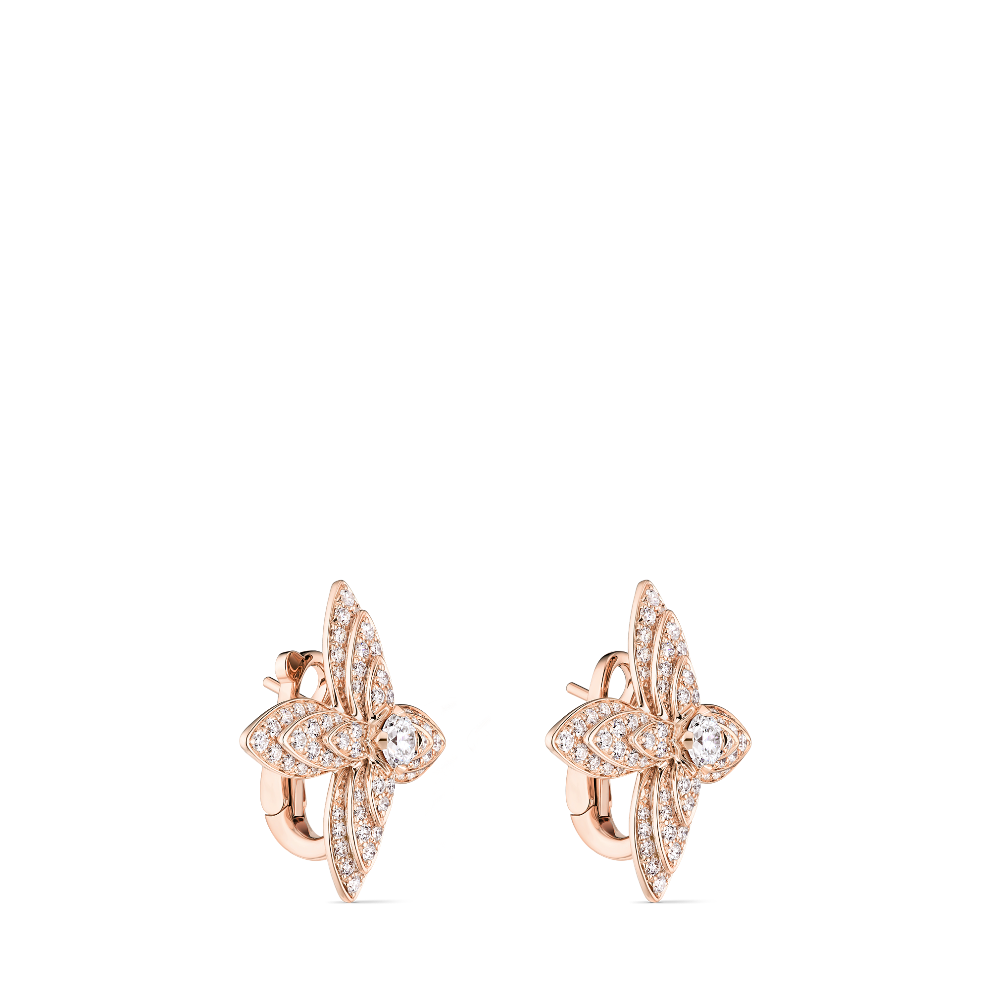 IDYLLE BLOSSOM 18K Gold Diamond Earrings - 3