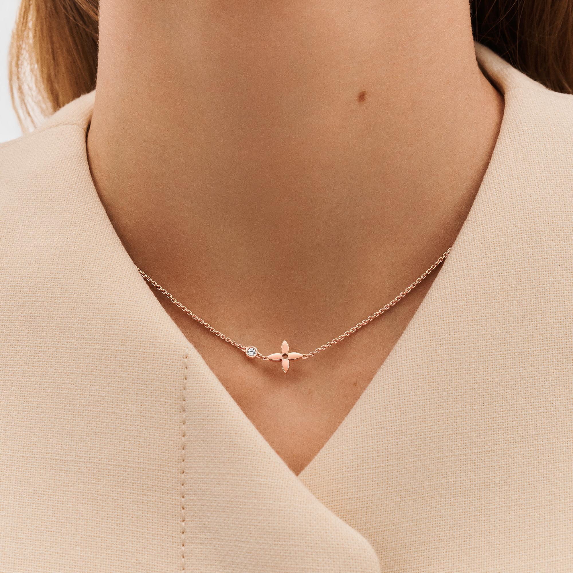 IDYLLE BLOSSOM 18K Gold Diamond Necklace - 2