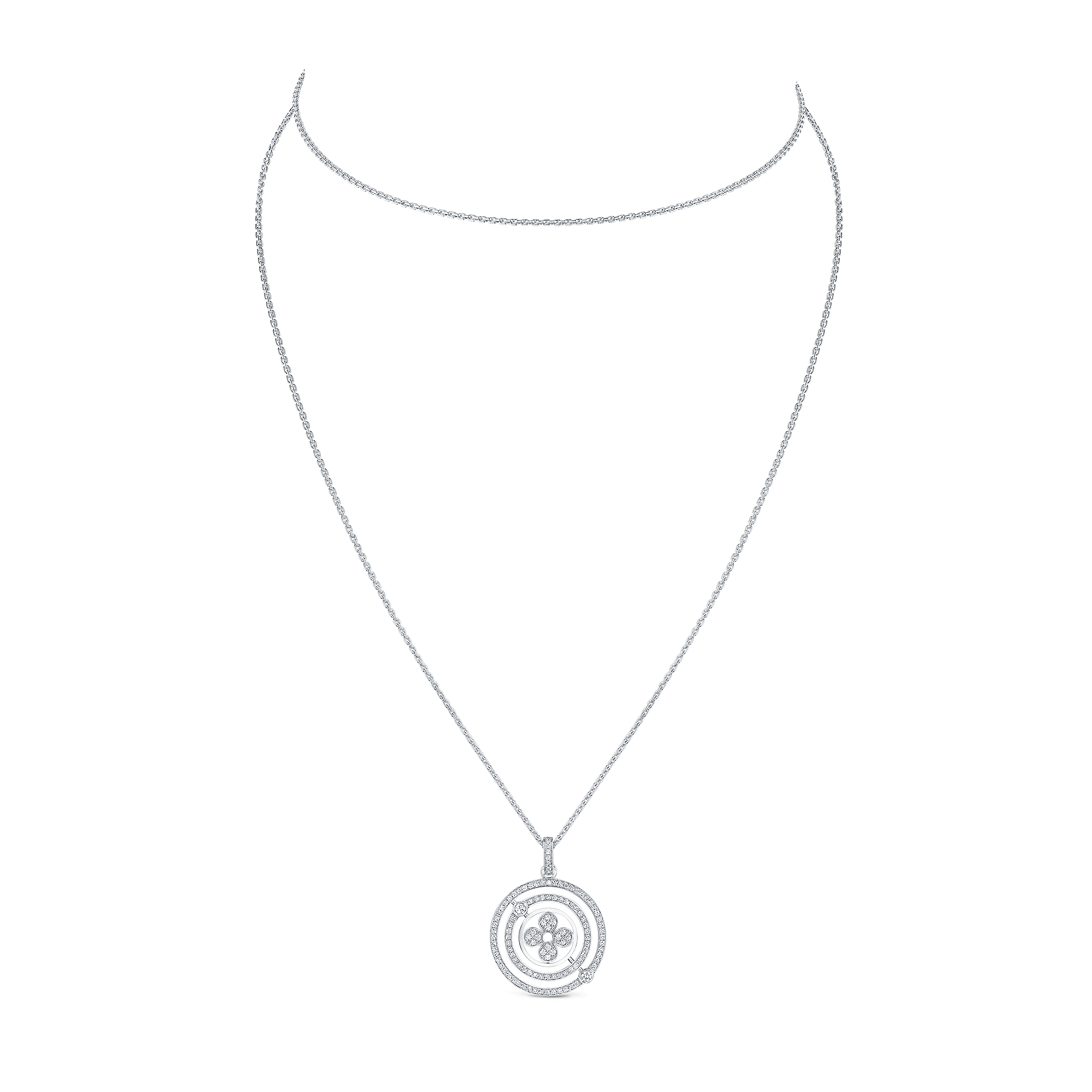 IDYLLE BLOSSOM 18K Gold Diamond Necklace - 4