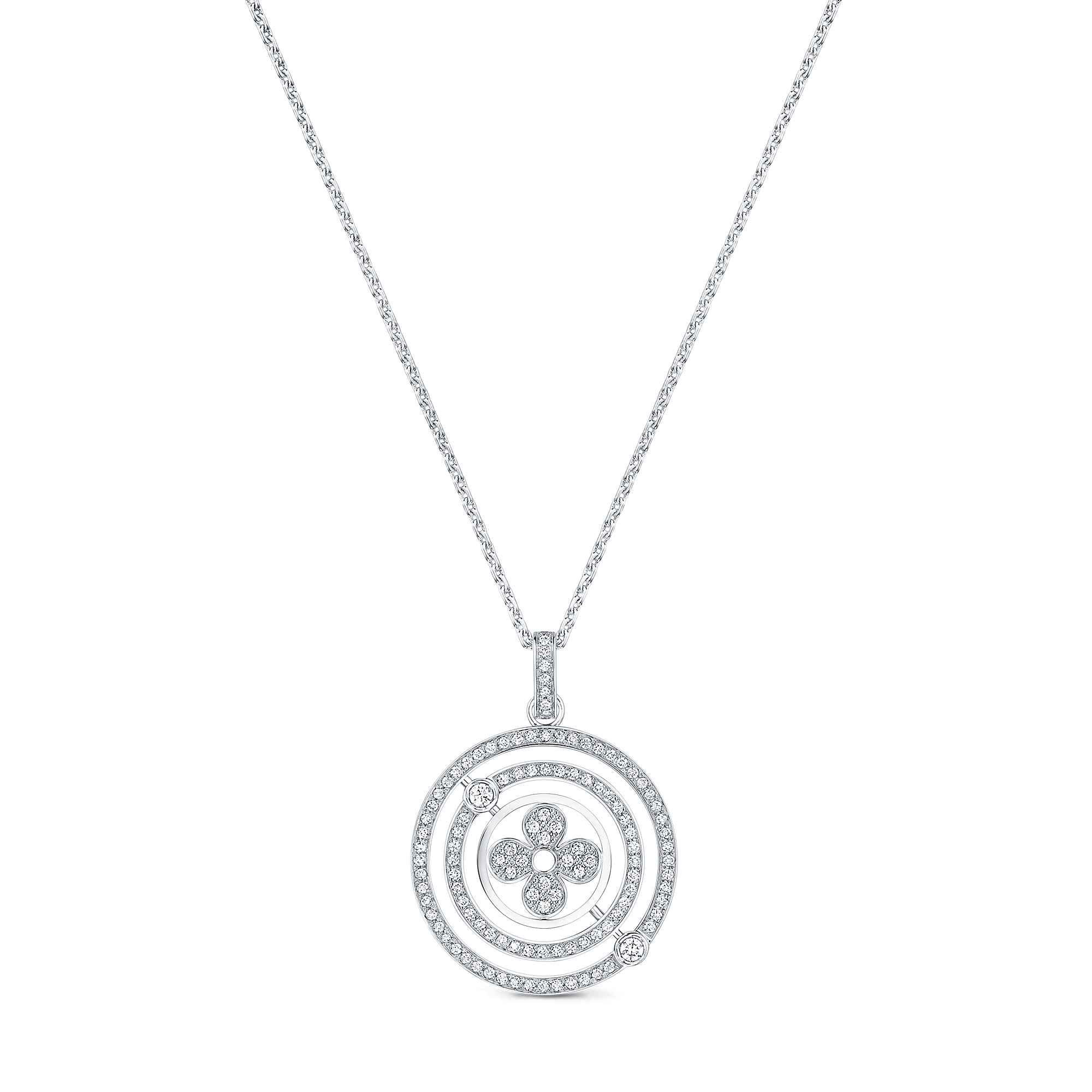 IDYLLE BLOSSOM 18K Gold Diamond Necklace - 1
