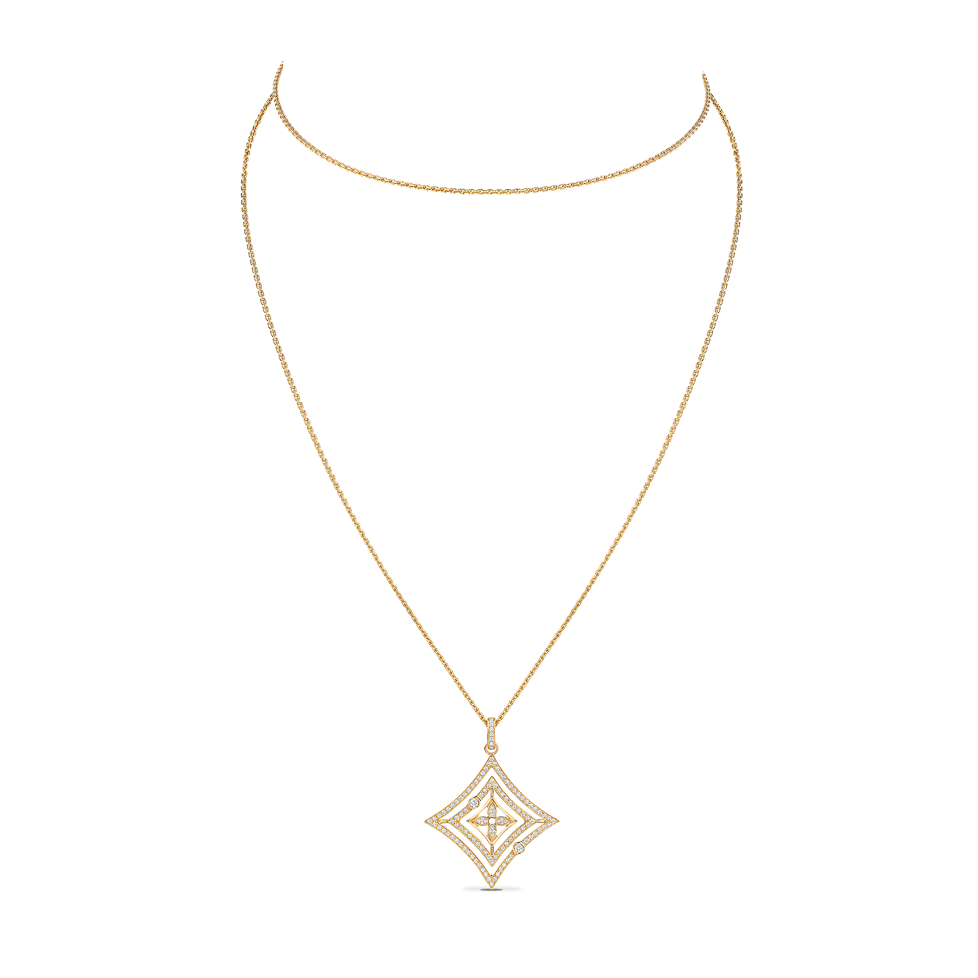 IDYLLE BLOSSOM 18K Gold Diamond Necklace - 4