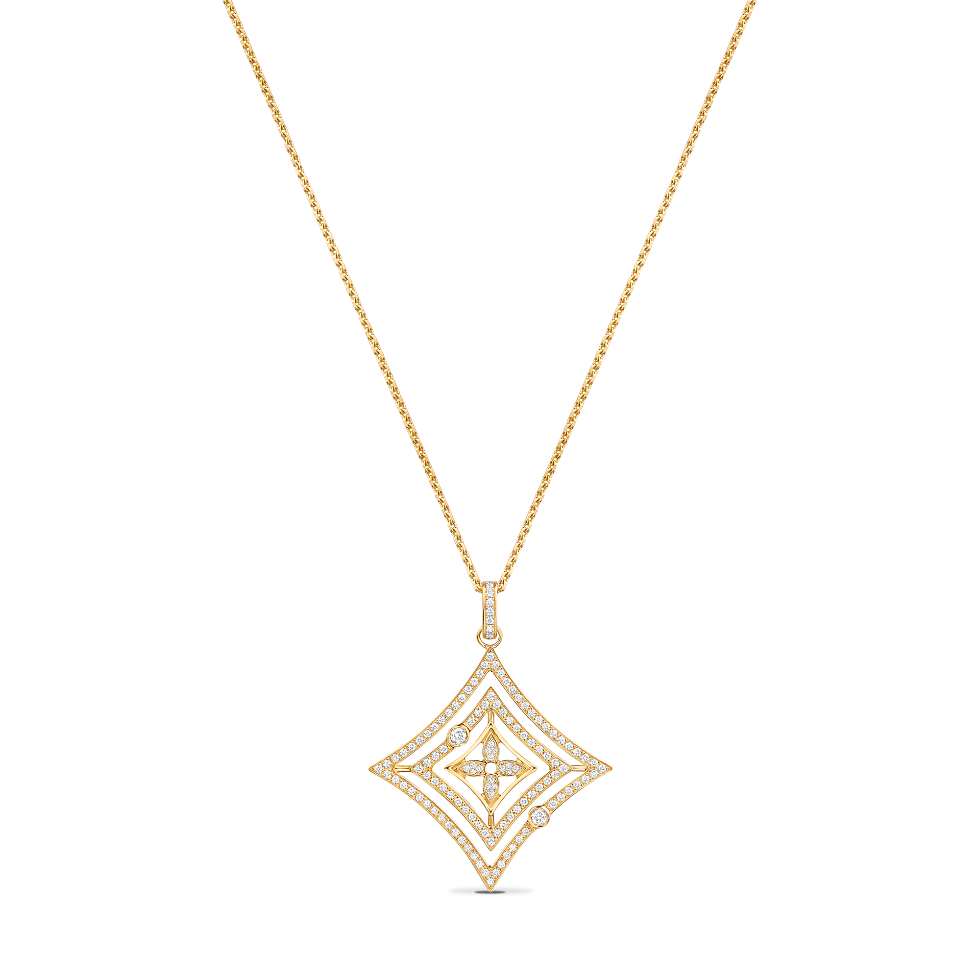 IDYLLE BLOSSOM 18K Gold Diamond Necklace - 1