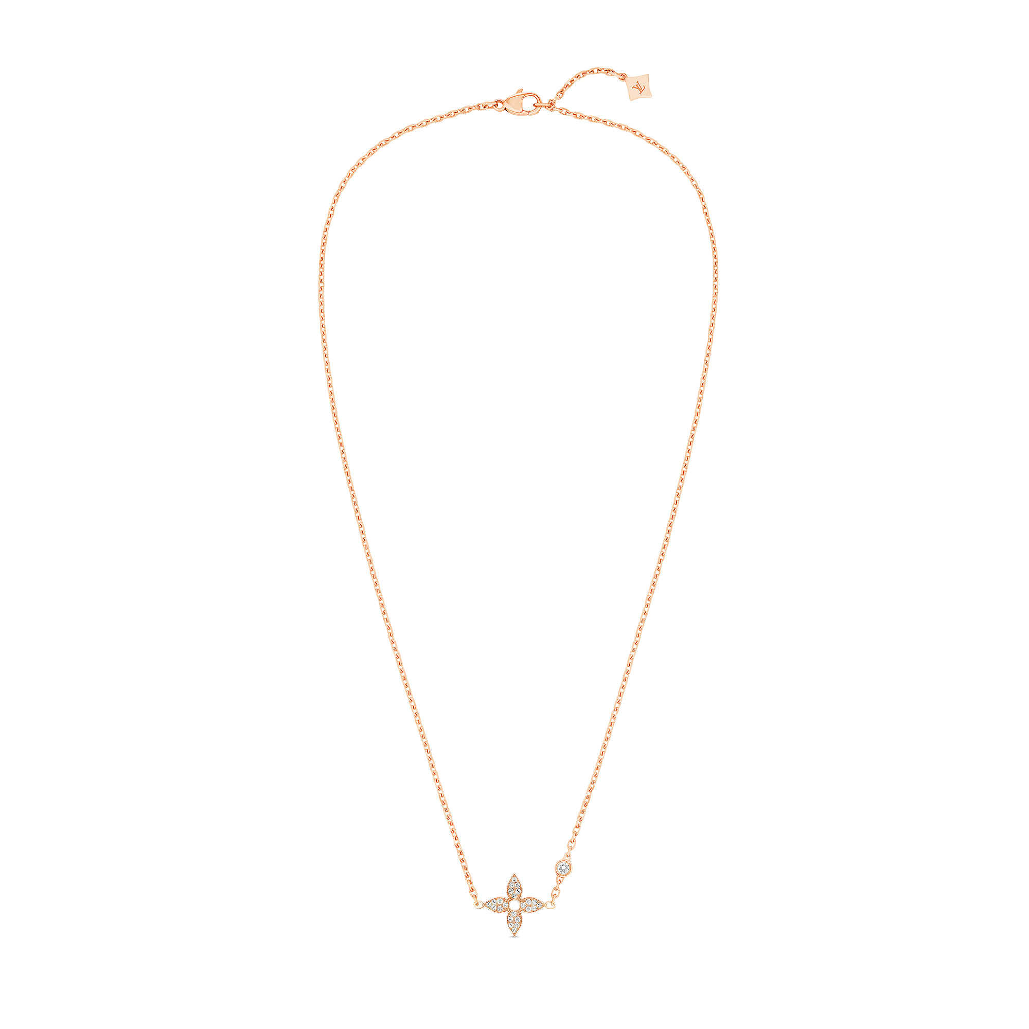 IDYLLE BLOSSOM 18K Gold Diamond Necklace - 3