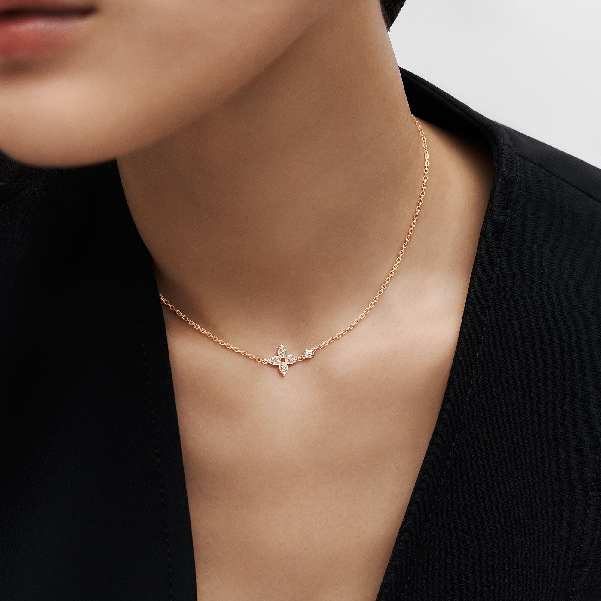IDYLLE BLOSSOM 18K Gold Diamond Necklace - 2