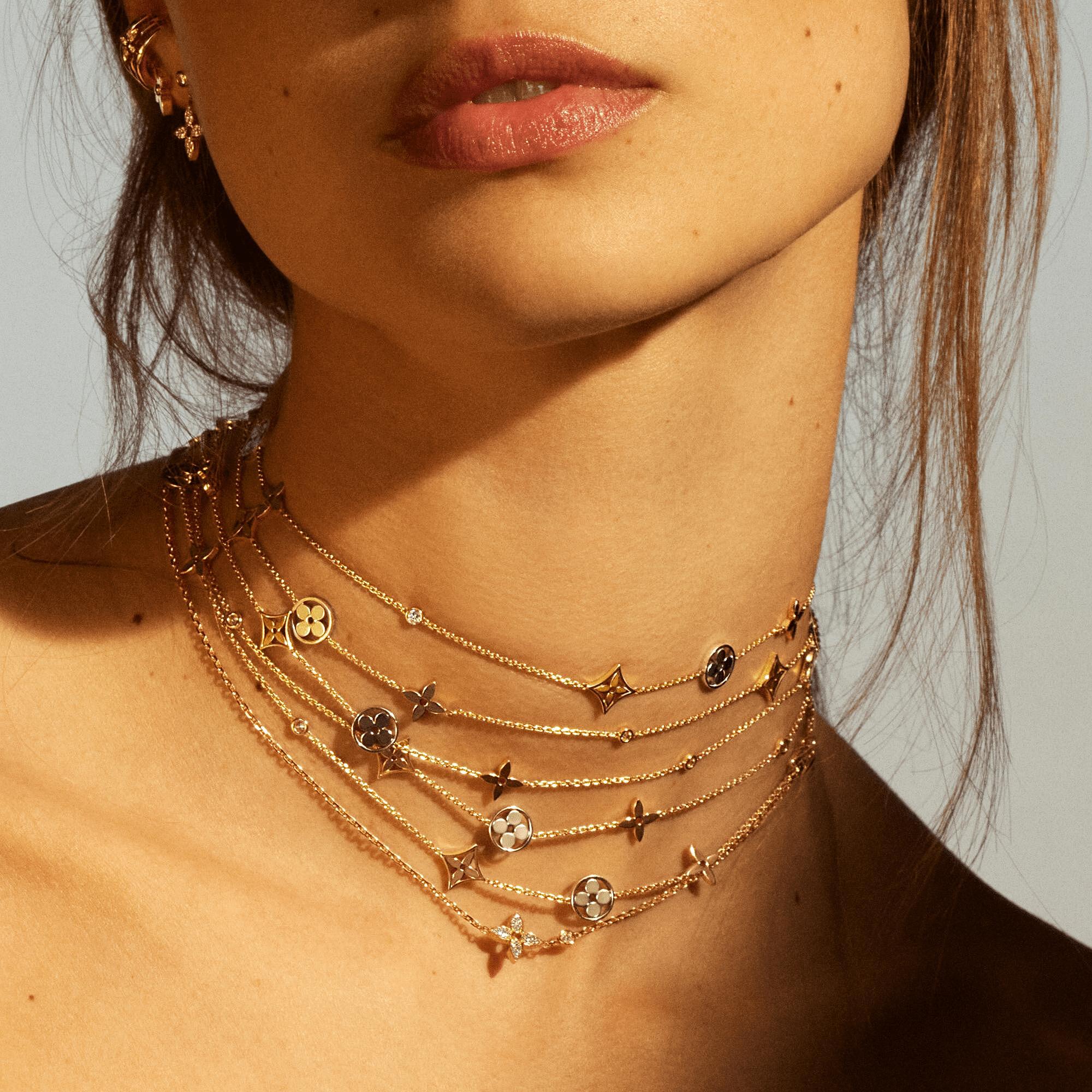 IDYLLE BLOSSOM 18K Gold Diamond Necklace - 4