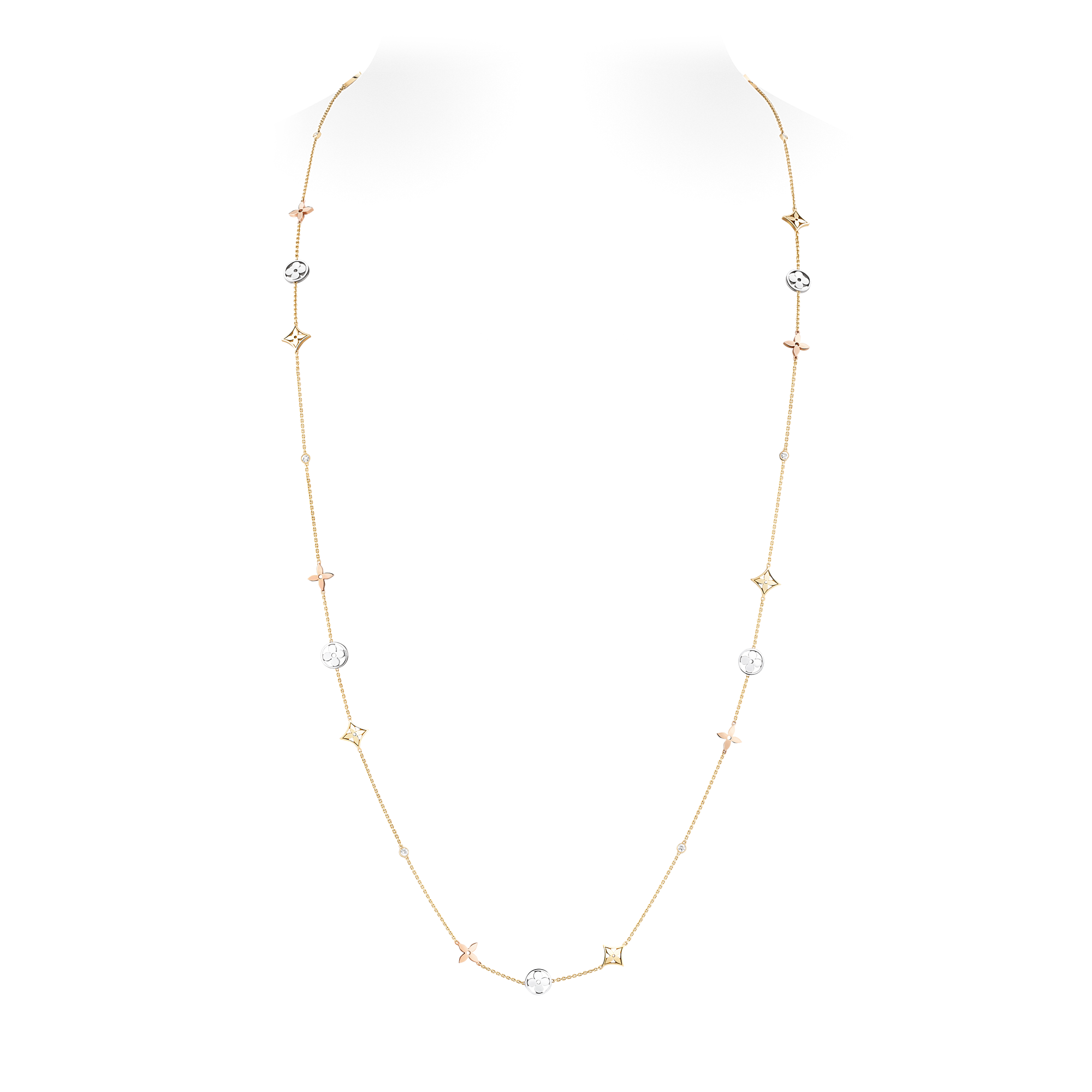 IDYLLE BLOSSOM 18K Gold Diamond Necklace - 5