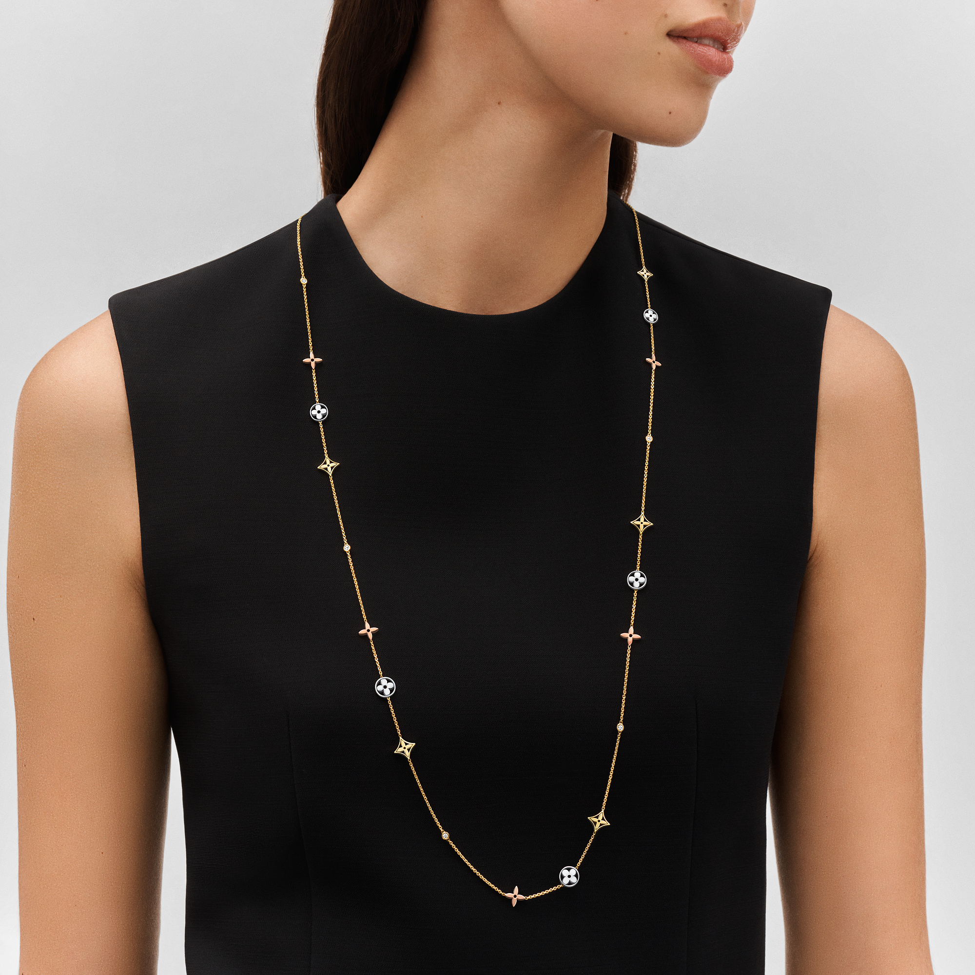 IDYLLE BLOSSOM 18K Gold Diamond Necklace - 2