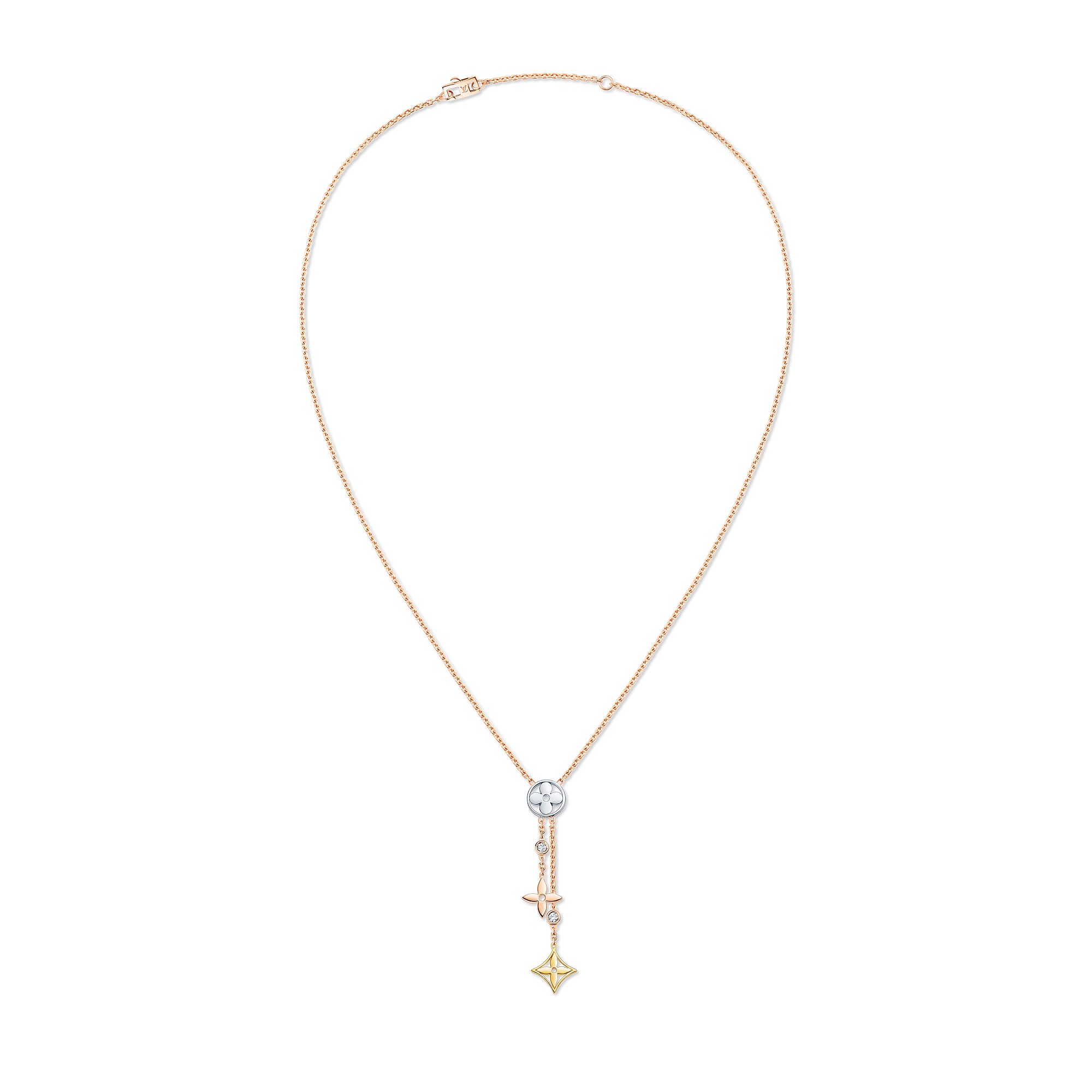 IDYLLE BLOSSOM 18K Gold Diamond Necklace - 3
