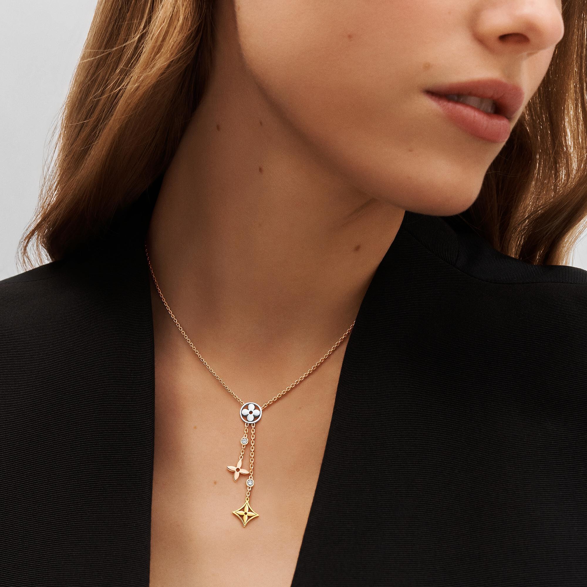 IDYLLE BLOSSOM 18K Gold Diamond Necklace - 2