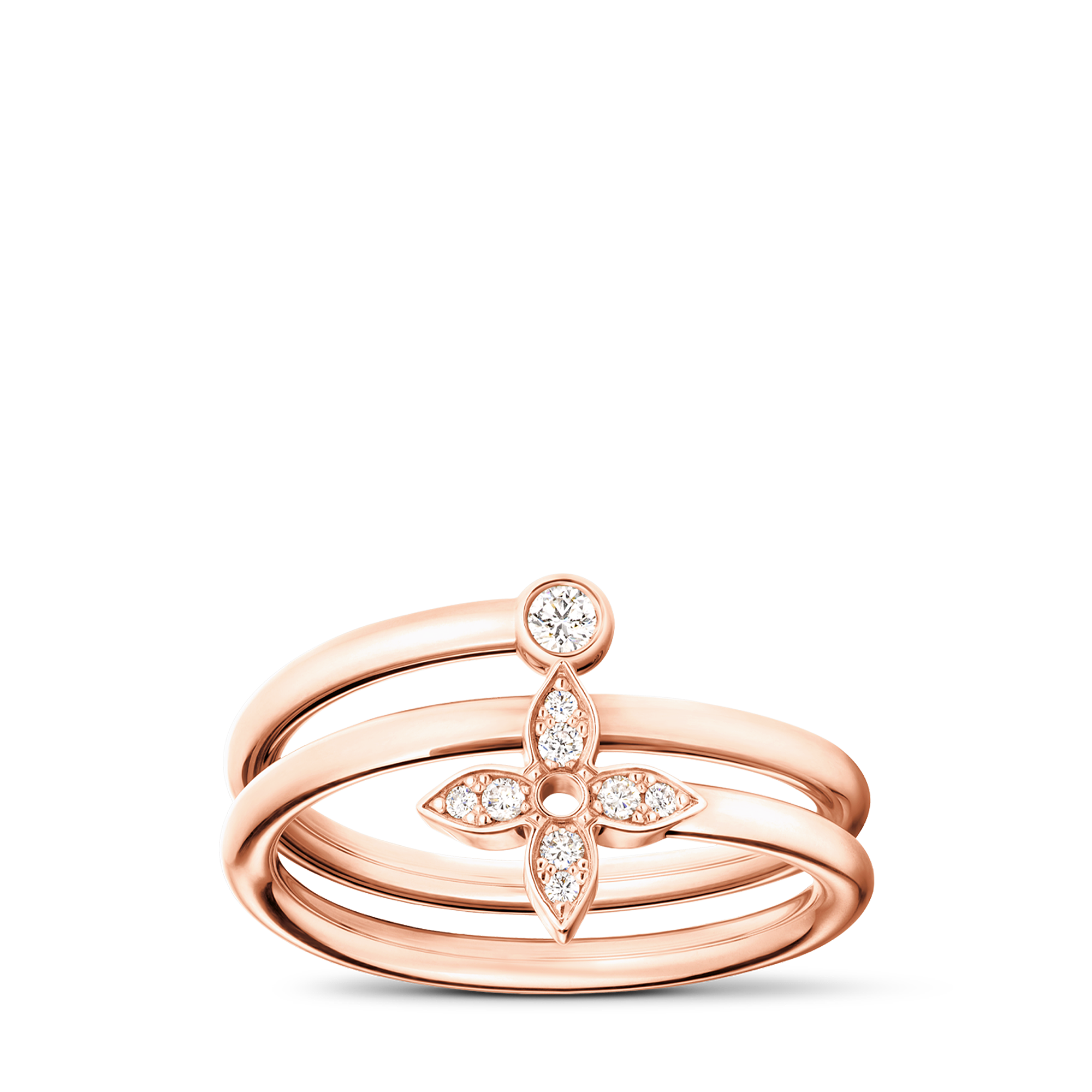 IDYLLE BLOSSOM MULTI 18K Gold (Pink) Diamond Ring - 1