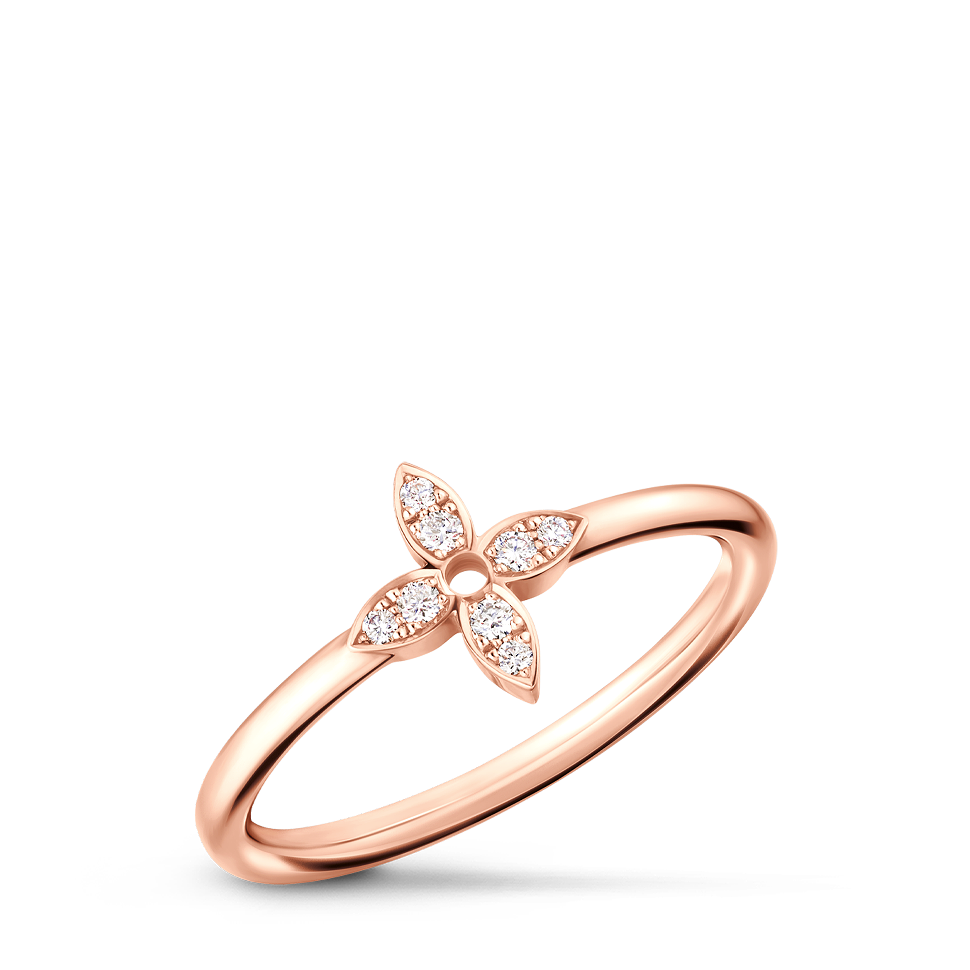 IDYLLE BLOSSOM SINGLE 18K Gold Diamond Ring - 3