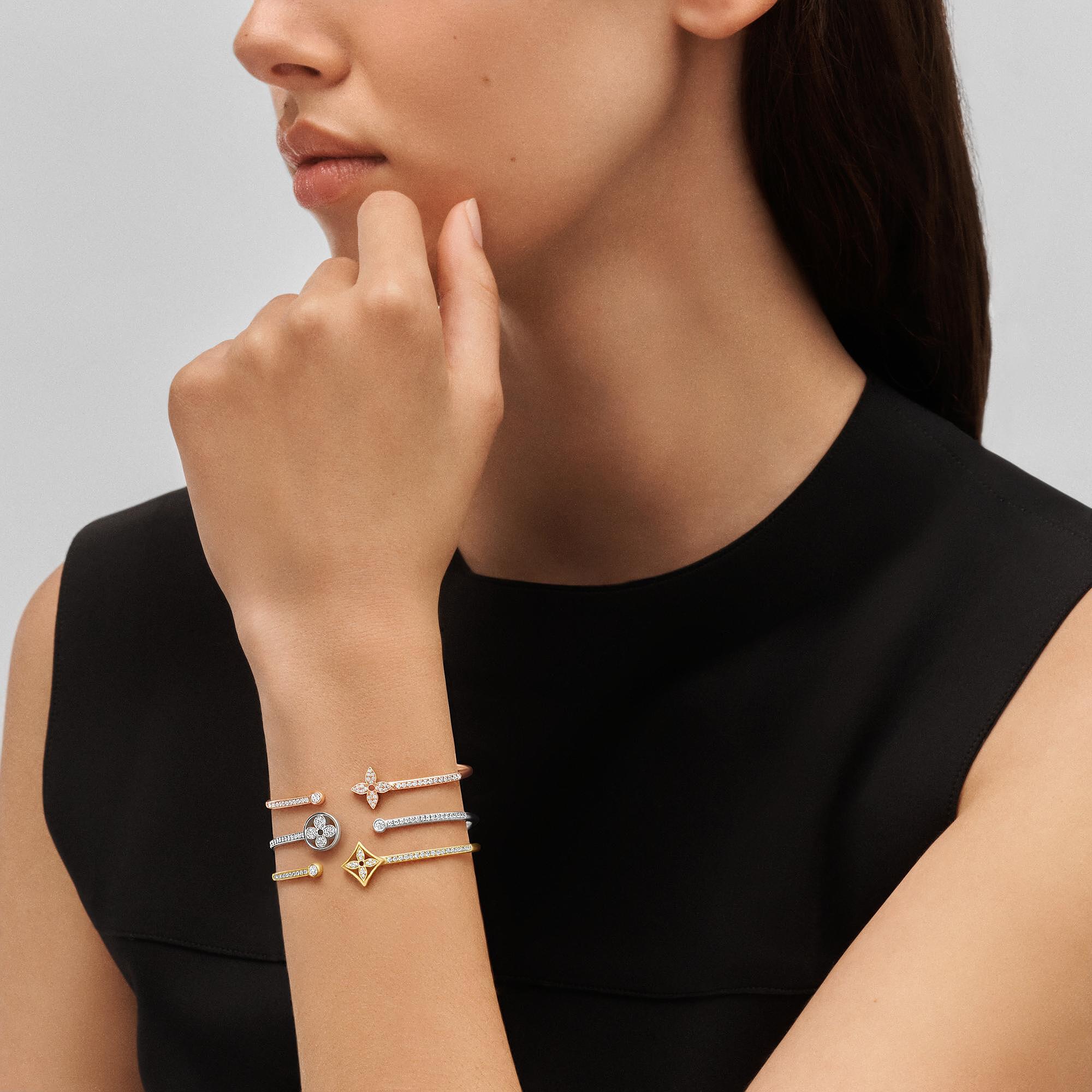 Idylle Blossom Twist 18K gold diamond bracelet - 3