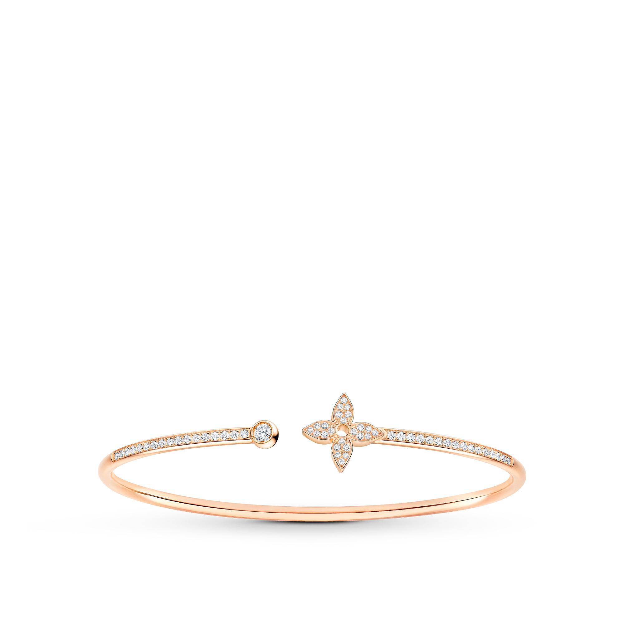 Idylle Blossom Twist 18K gold diamond bracelet - 1