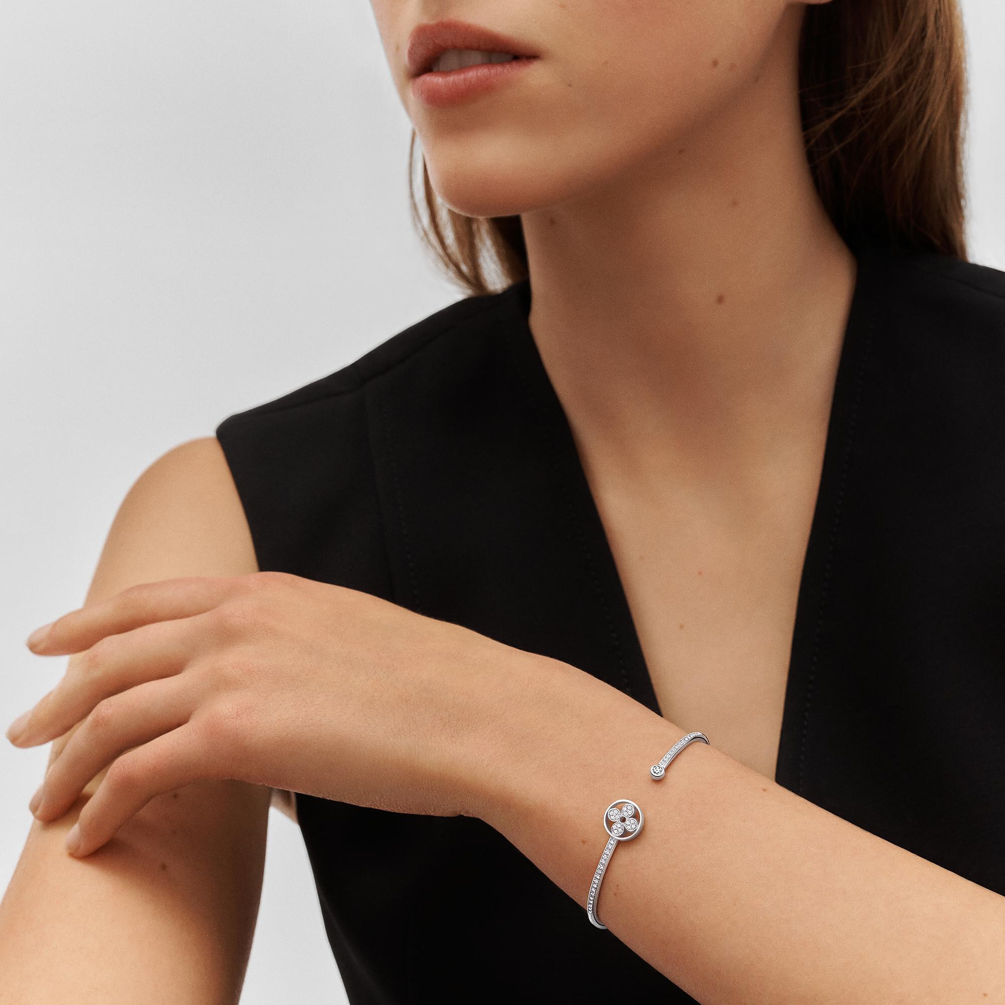Idylle Blossom Twist 18K gold diamond bracelet - 2